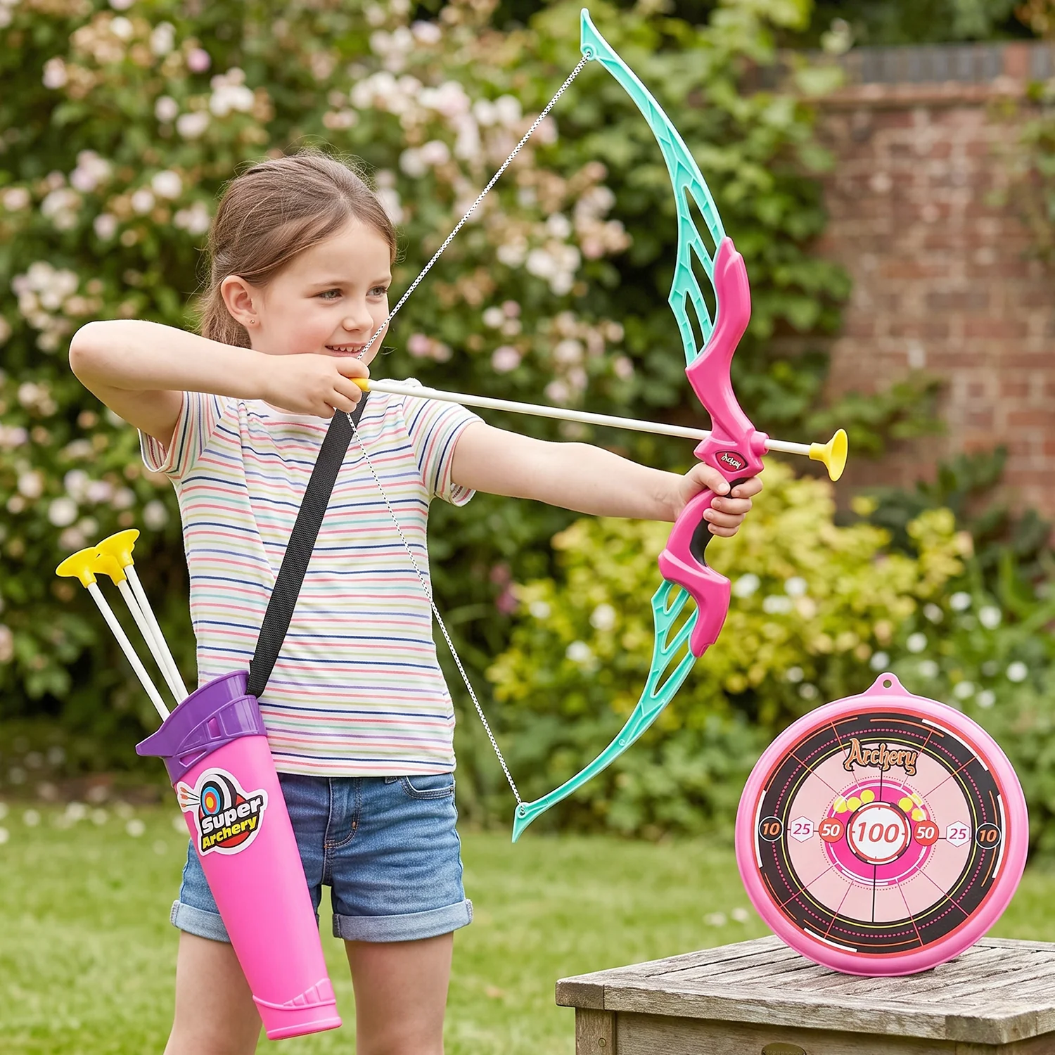 Kids Archery Set – Dhanush Baan Toy with Target & Arrows | Aditi - Image 7