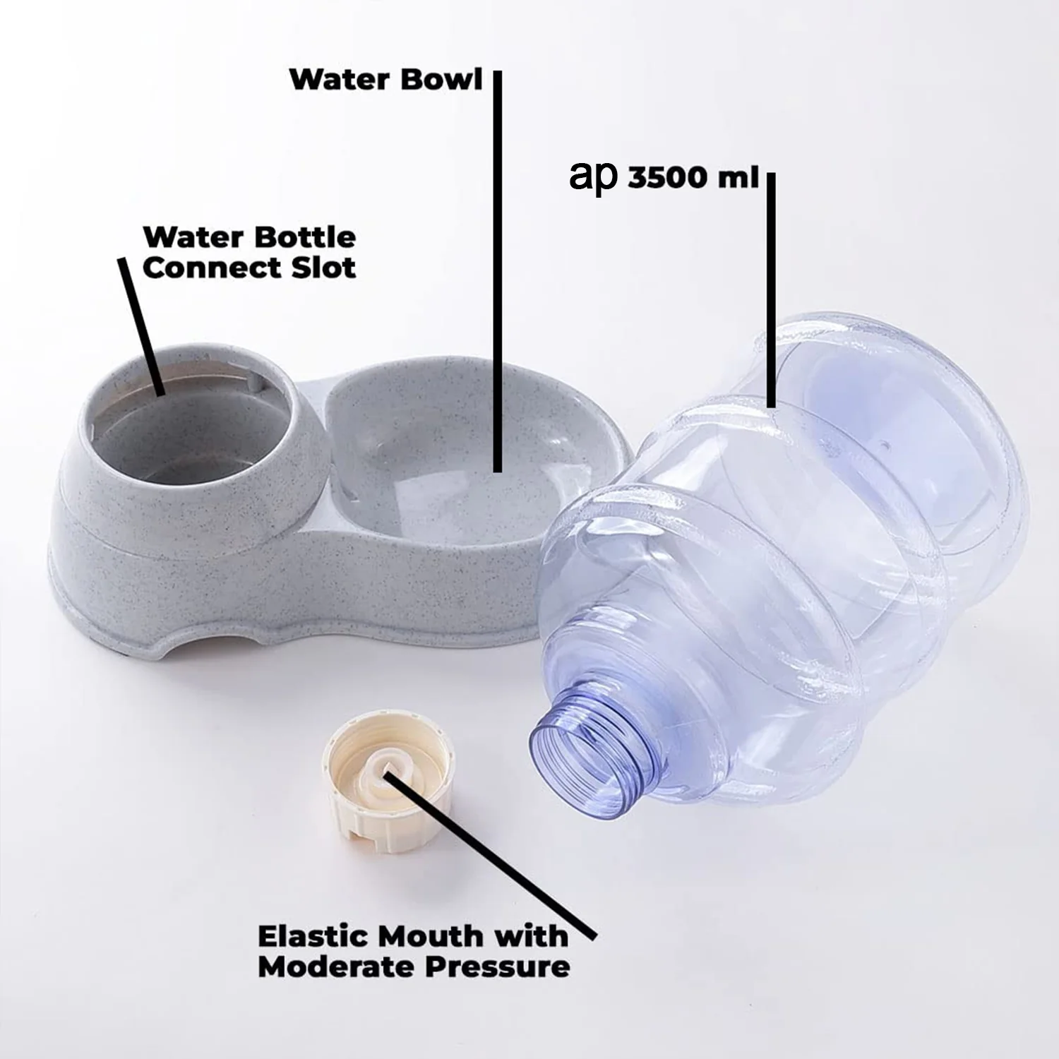 Automatic Pet Water & Food Dispenser – Gravity Self-Feeder | Waggy Tales - Image 5