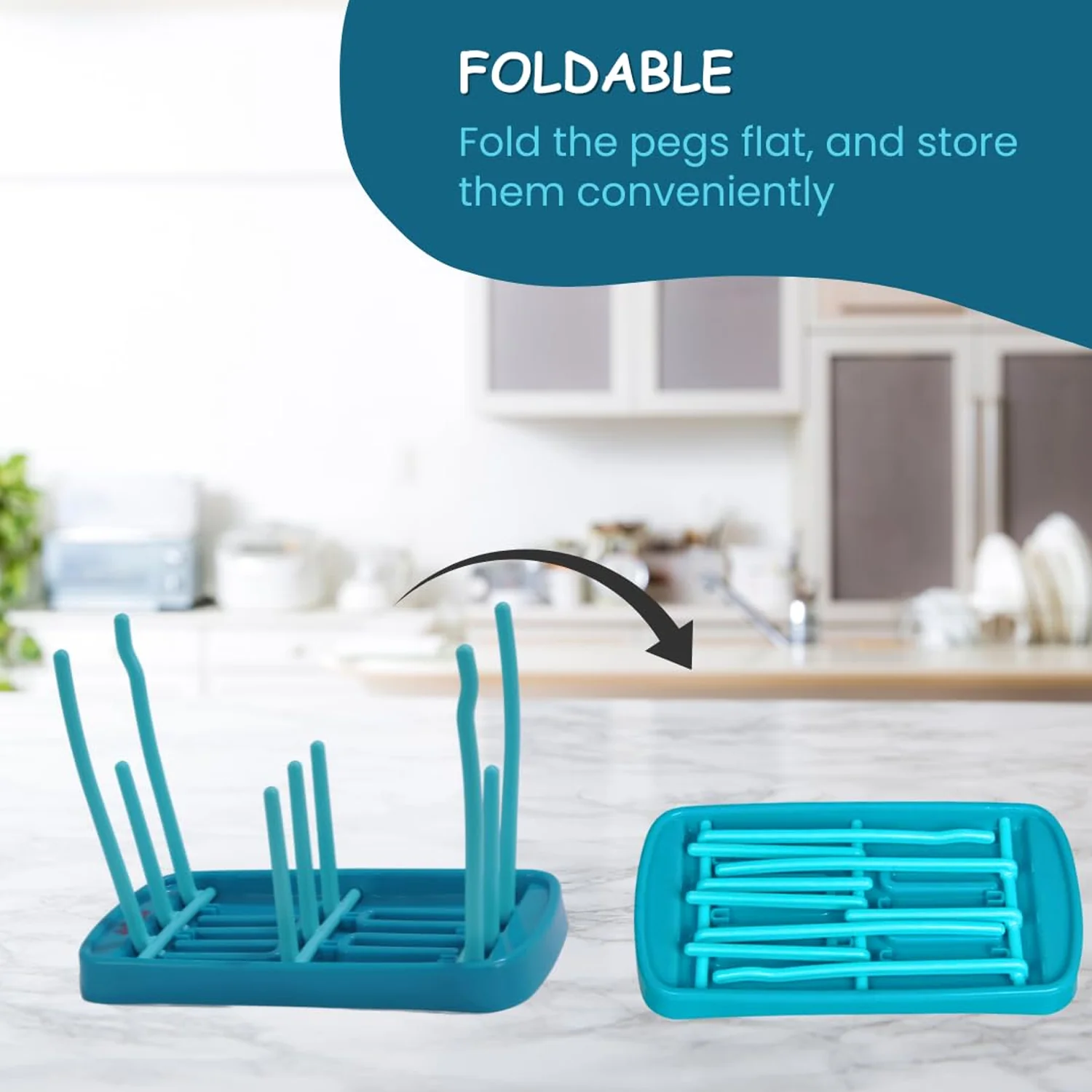 Baby Feeding Bottle Drying Rack – Compact & Hygienic Design - Image 7