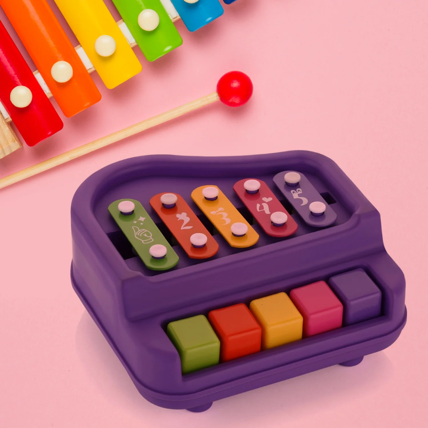 Baby Piano Xylophone – 2-in-1 Musical Toy for Toddlers | Little Learners - Image 4