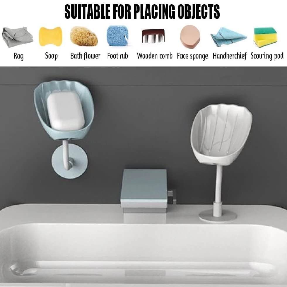 Self-Draining Soap Dish – Wall Mounted, No Drill | VelvetBubbles - Image 7