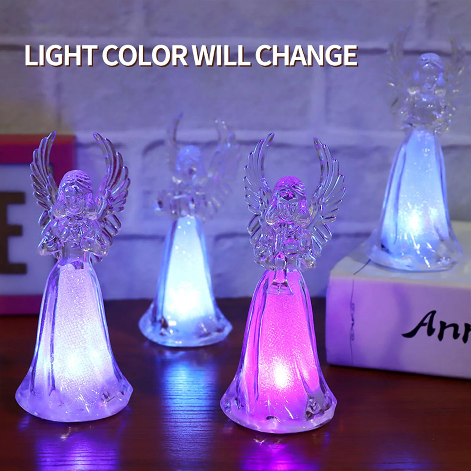 LED Angel Decorative Lights – Multicolor Battery Operated Set - Image 3