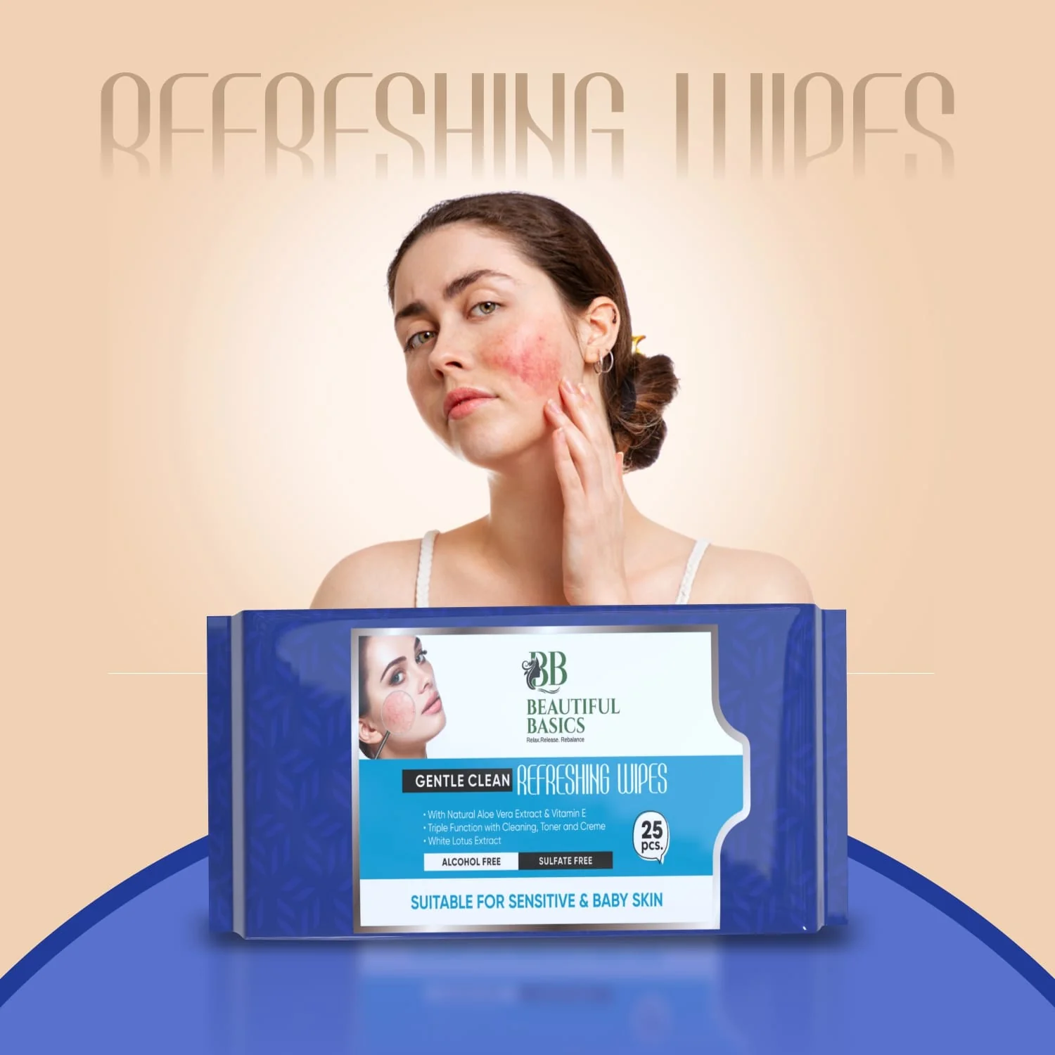 Face Wipes for Dry Sensitive Skin – Gentle Cleansing | Beautiful Basics - Image 8