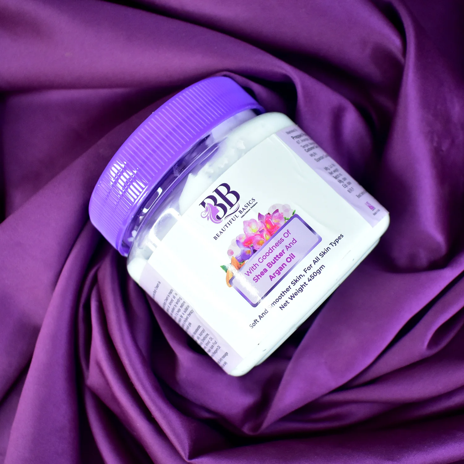 Shea Butter Body Cream – Deep Moisturisation with Argan Oil 450g - Image 4
