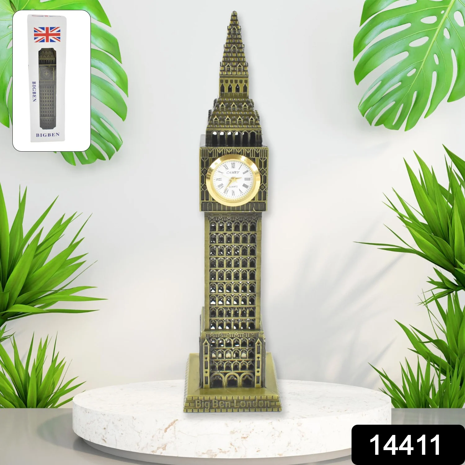 Big Ben Miniature Metal Statue – Elegant Home Decor Accent - Image 2