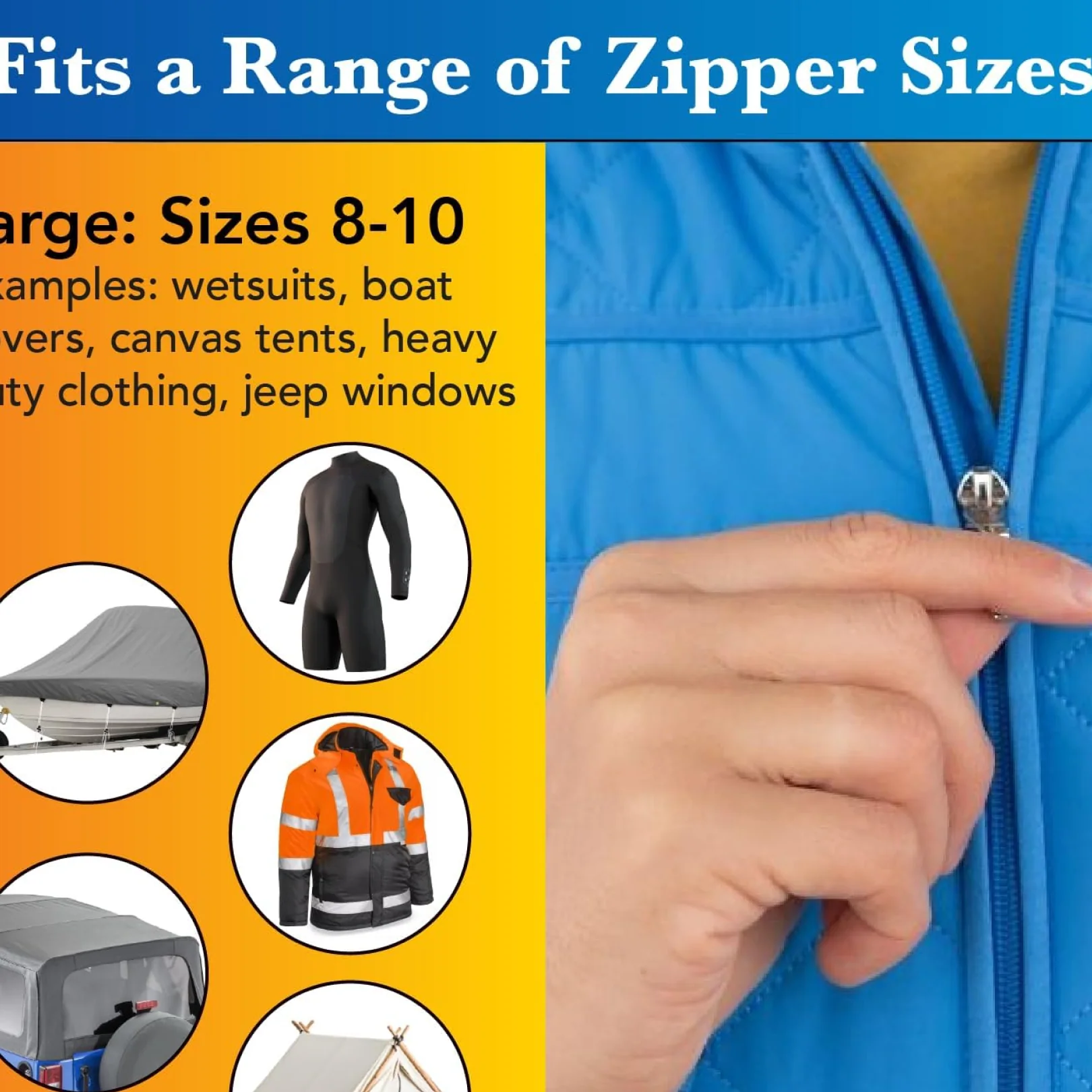 Detachable Zipper Slider – Universal Repair Kit | BoltForce - Image 4