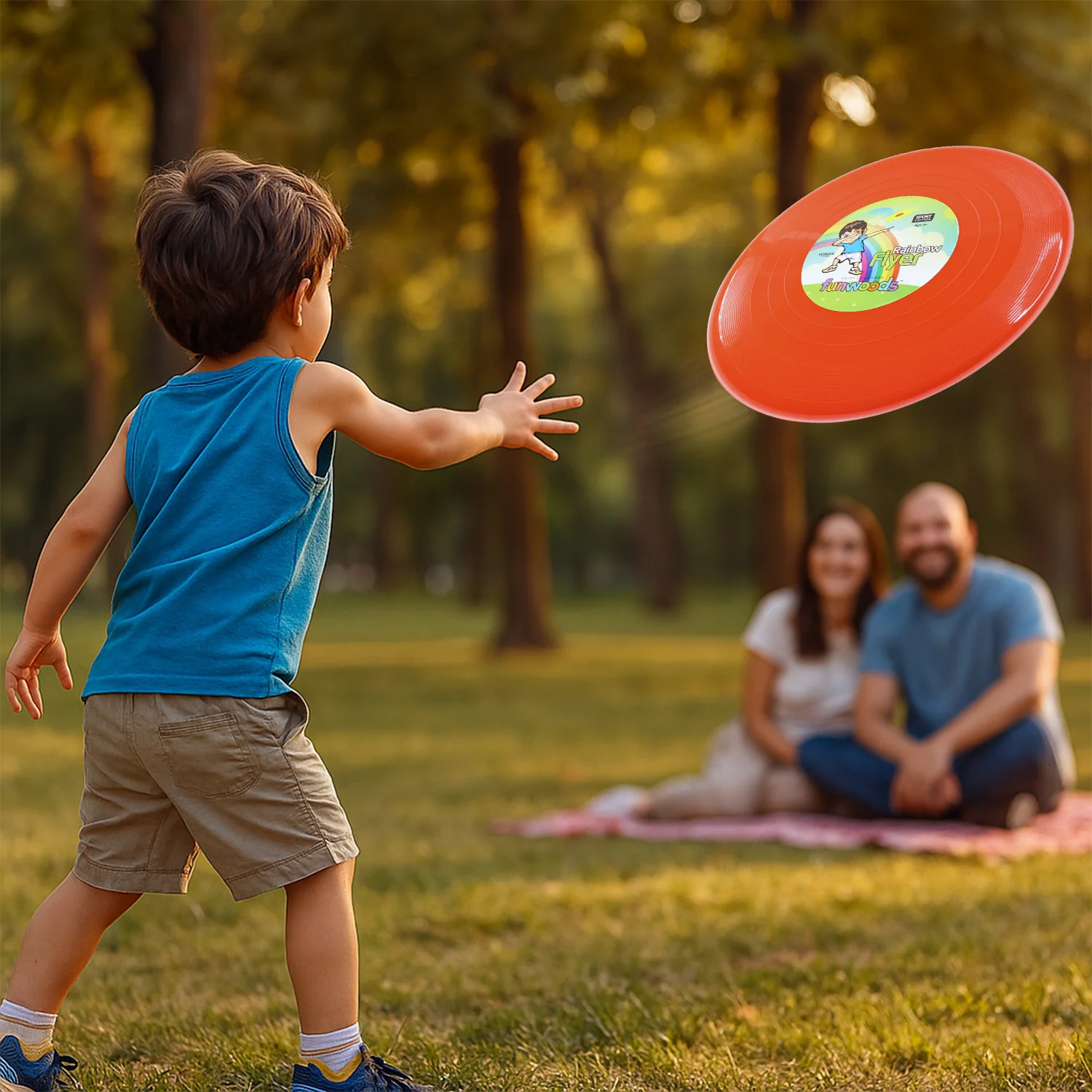 Big Outdoor Flying Disc – Durable, Lightweight Frisbee for Active Play - Image 3