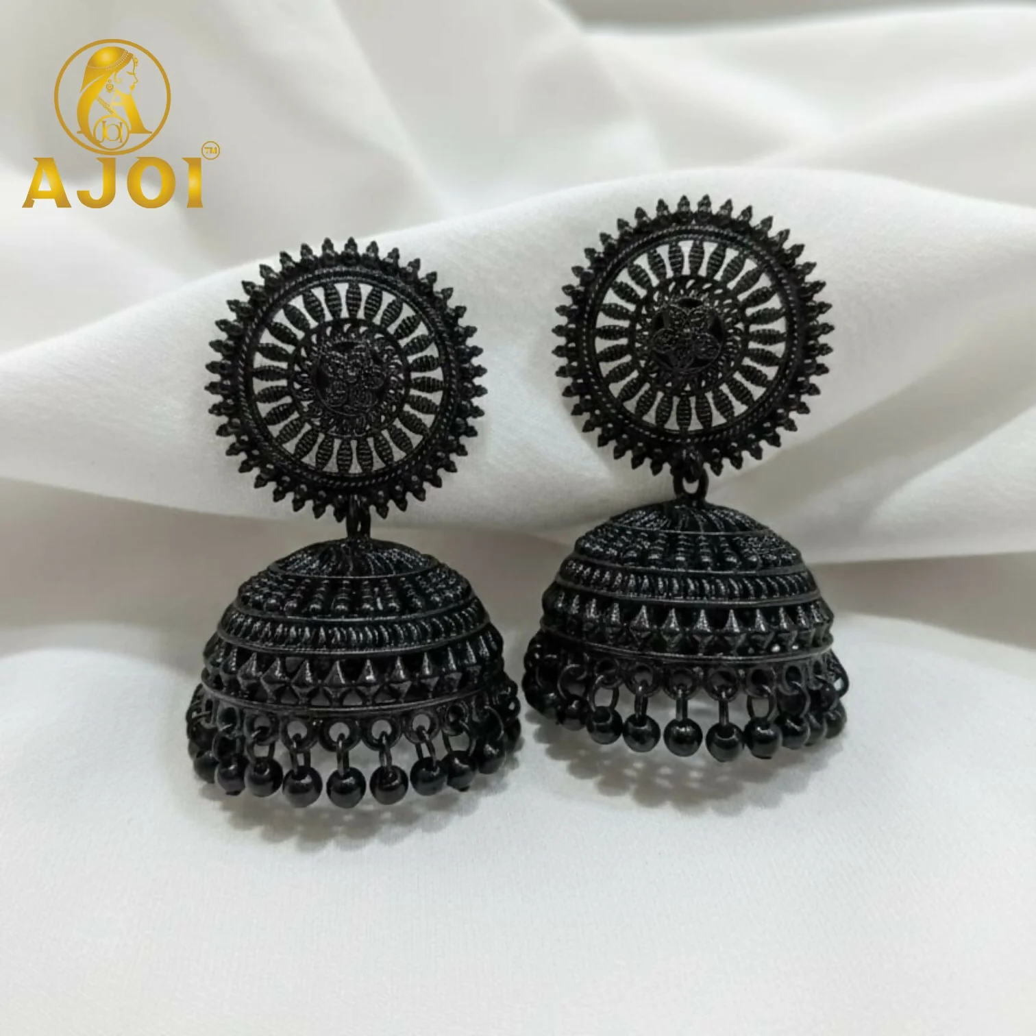 Traditional Jhumka Earrings – Intricate Vintage Design and Light Comfort - Image 4