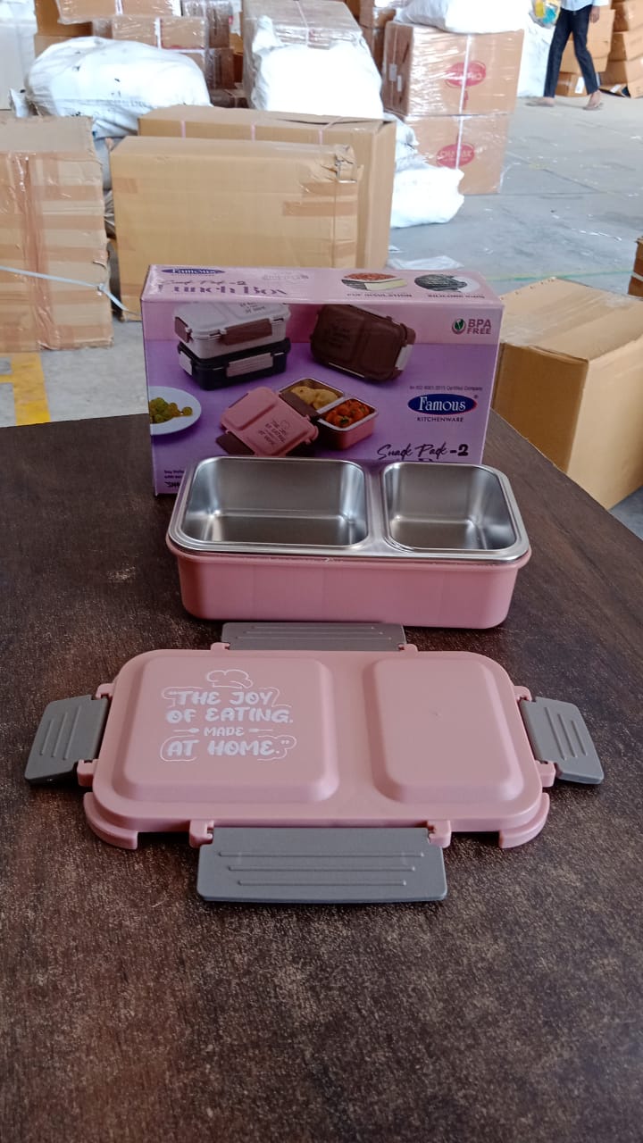 BPA-Free 2-Compartment Lunch Box – Leakproof & Compact Design - Image 9