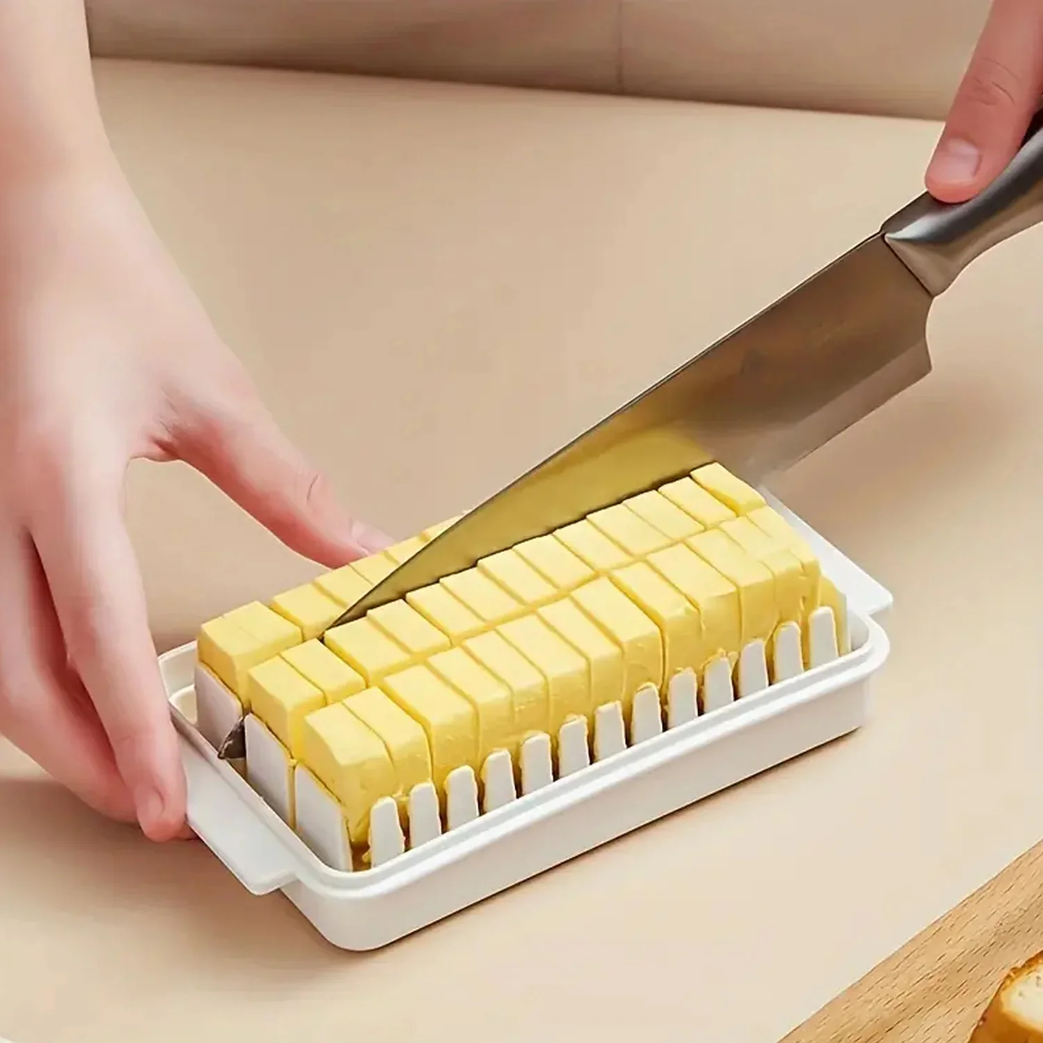 Butter Slicer Box – Transparent Storage & Cutter | Organivo - Image 6