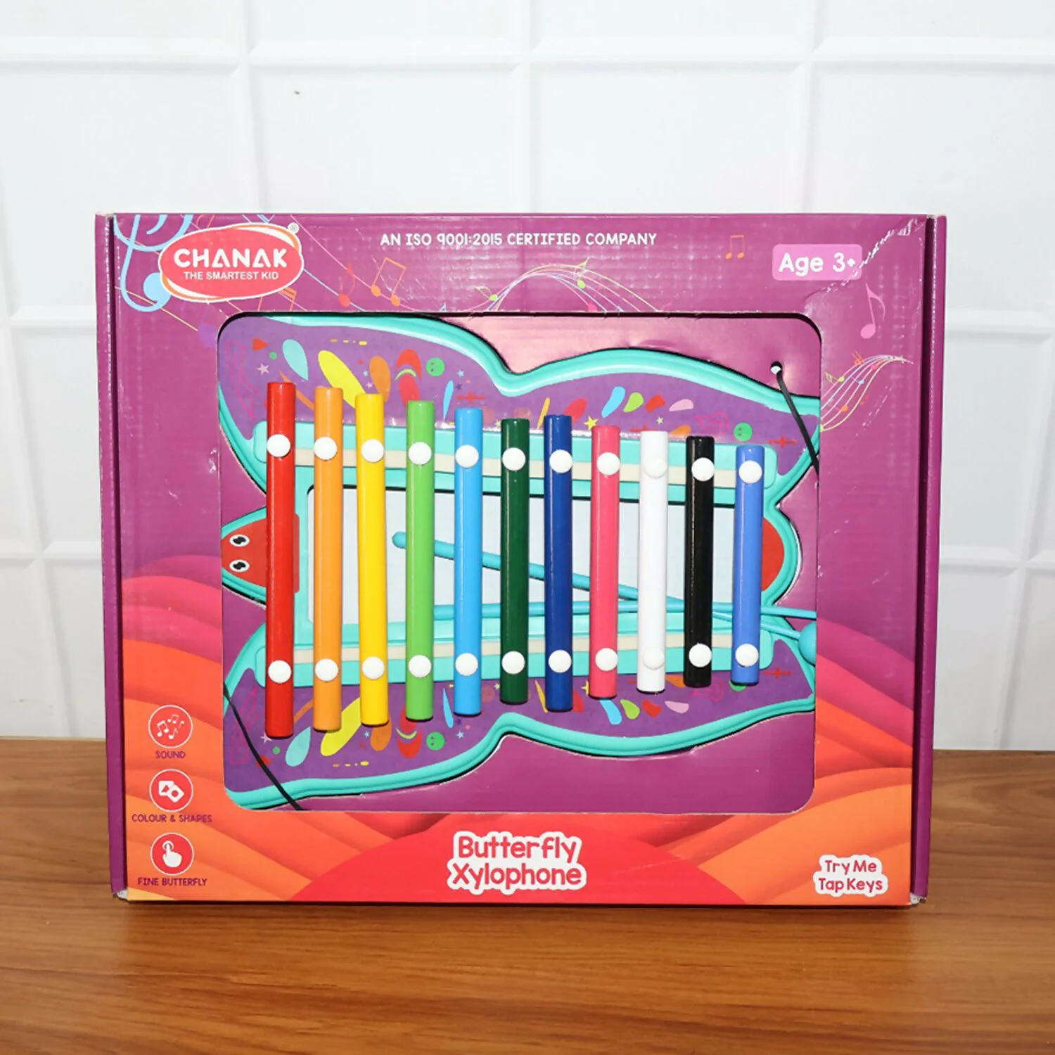 Butterfly Xylophone – Colorful 12-Tone Musical Learning Toy - Image 7