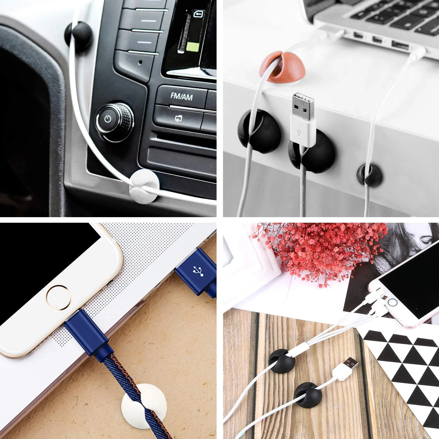 Cable Clips – Multi-Purpose Wire Holder for Desk & Home | Deskrova - Image 6