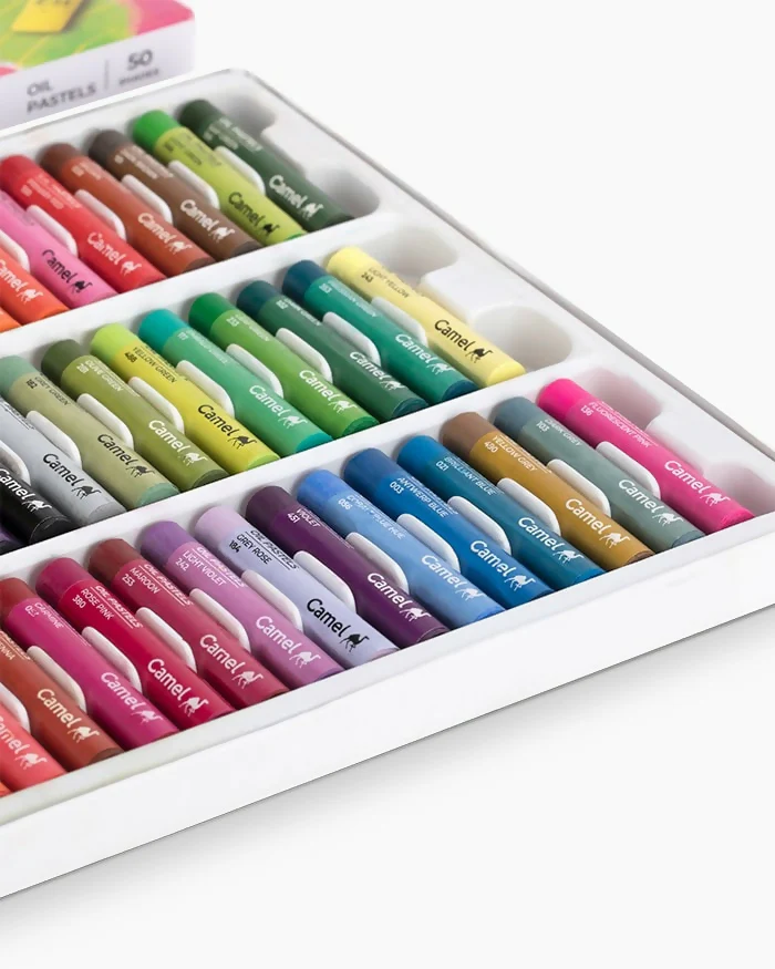 Camel Crayons – 50 Vibrant Shades with Extra Smooth Application - Image 3