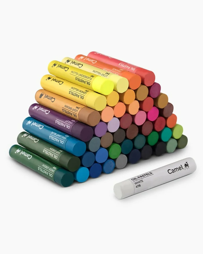 Camel Crayons – 50 Vibrant Shades with Extra Smooth Application - Image 4