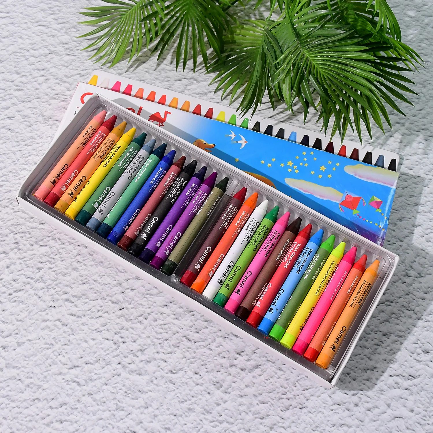 Wax Crayons – 26 Extra Long Vibrant Shades for Kids Creativity - Image 2