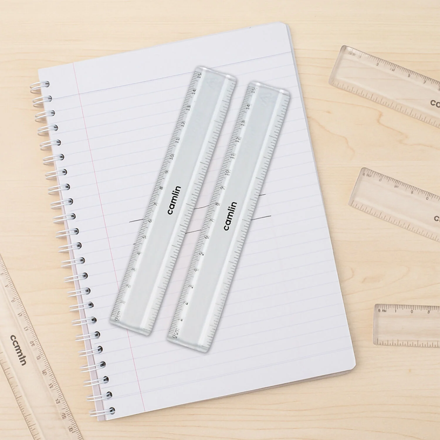 Plastic Scale 15 cm – Transparent, Durable Pack of 10 - Image 3