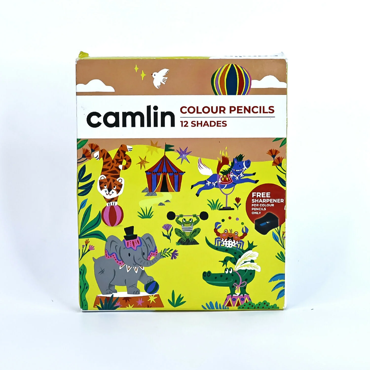Camlin Colour Pencils – 12 Bright Shades with Smooth Blending & Free Sharpener - Image 4