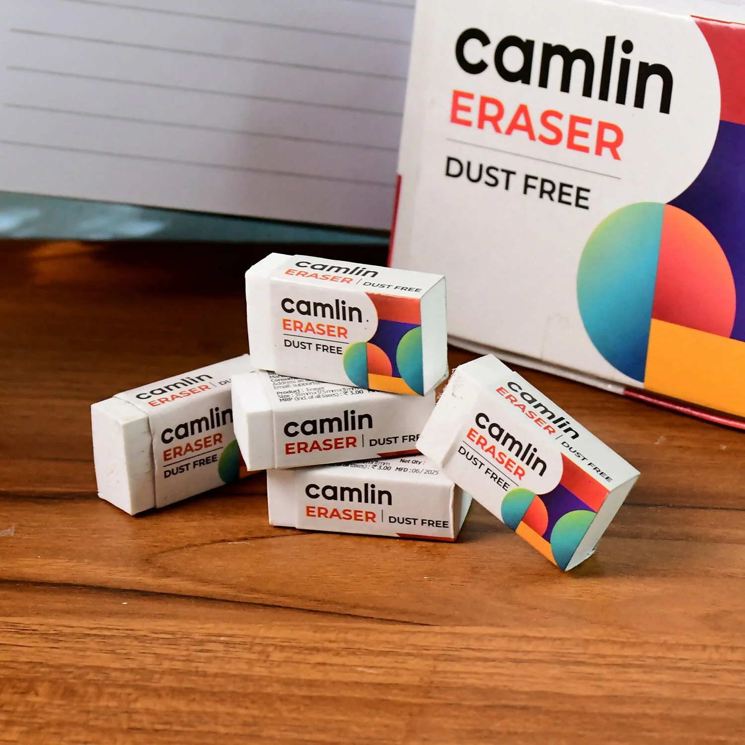 Dust Free Eraser – Clean Erasing, 20 Units Bulk Pack - Image 4