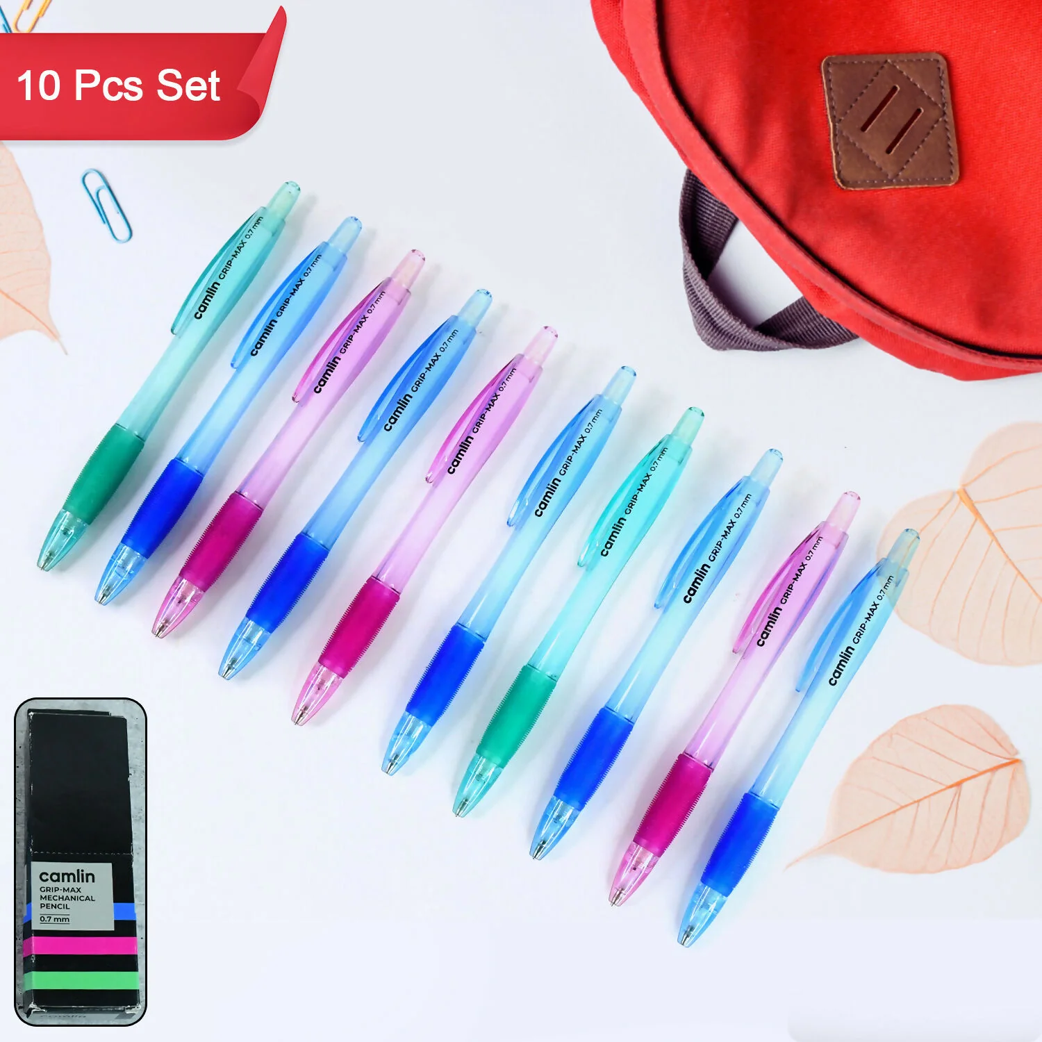Mechanical Pencil 0.7 mm – Soft Grip, Smooth Writing Pack of 10 - Image 6