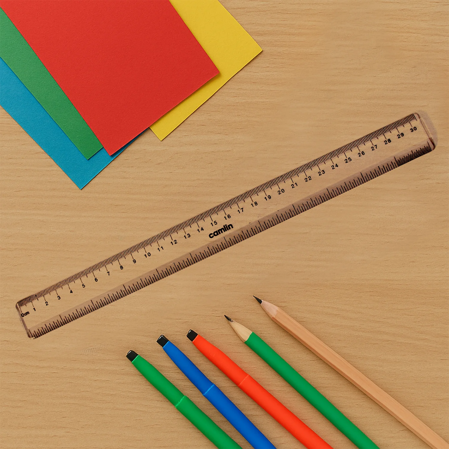 Transparent Scale 30cm – Durable Plastic Ruler for Precision - Image 2