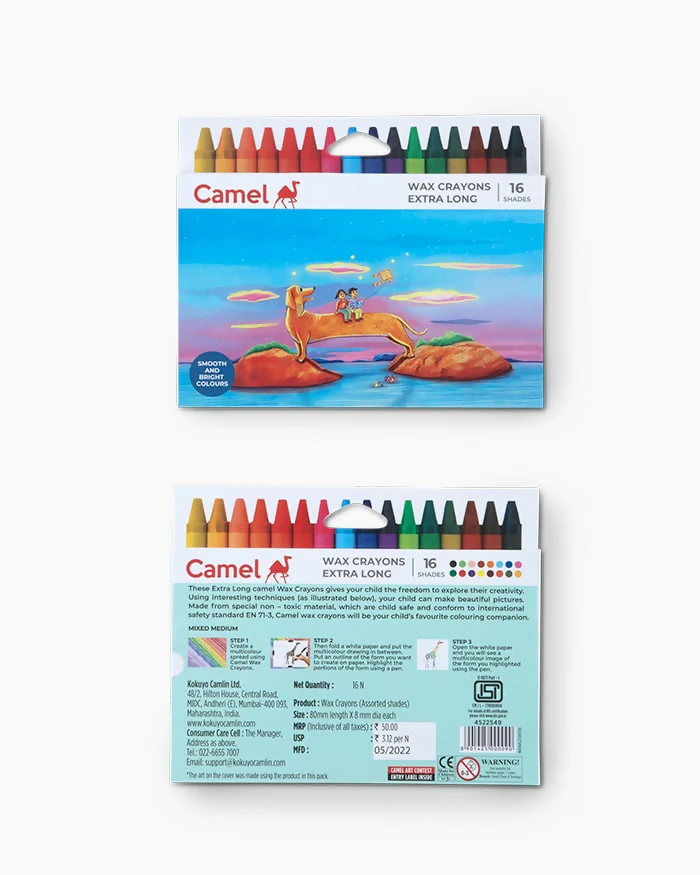 Wax Crayons Extra Long – 16 Bright Shades for Smooth Colouring - Image 6