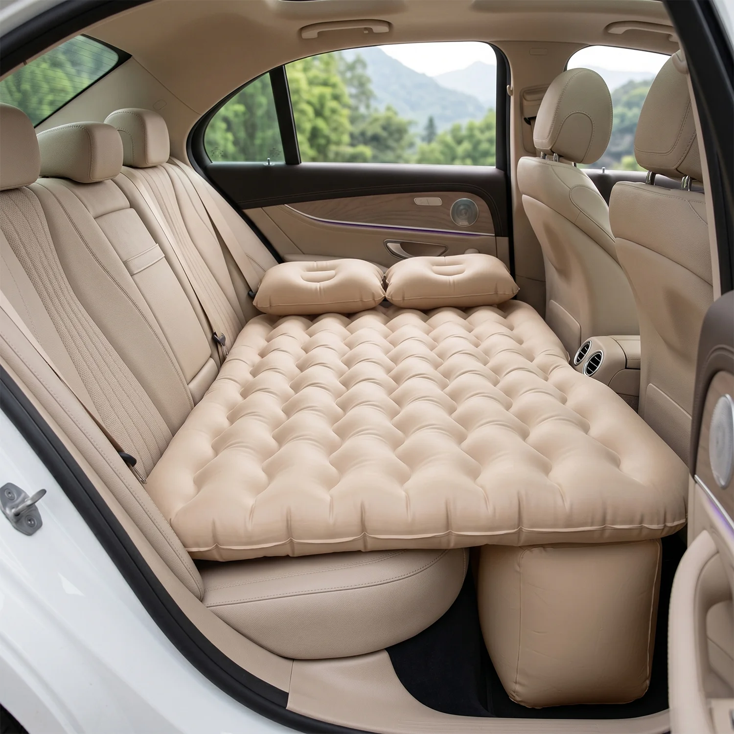 Car Air Mattress – Inflatable Bed Set with Pump & Pillows - Image 7