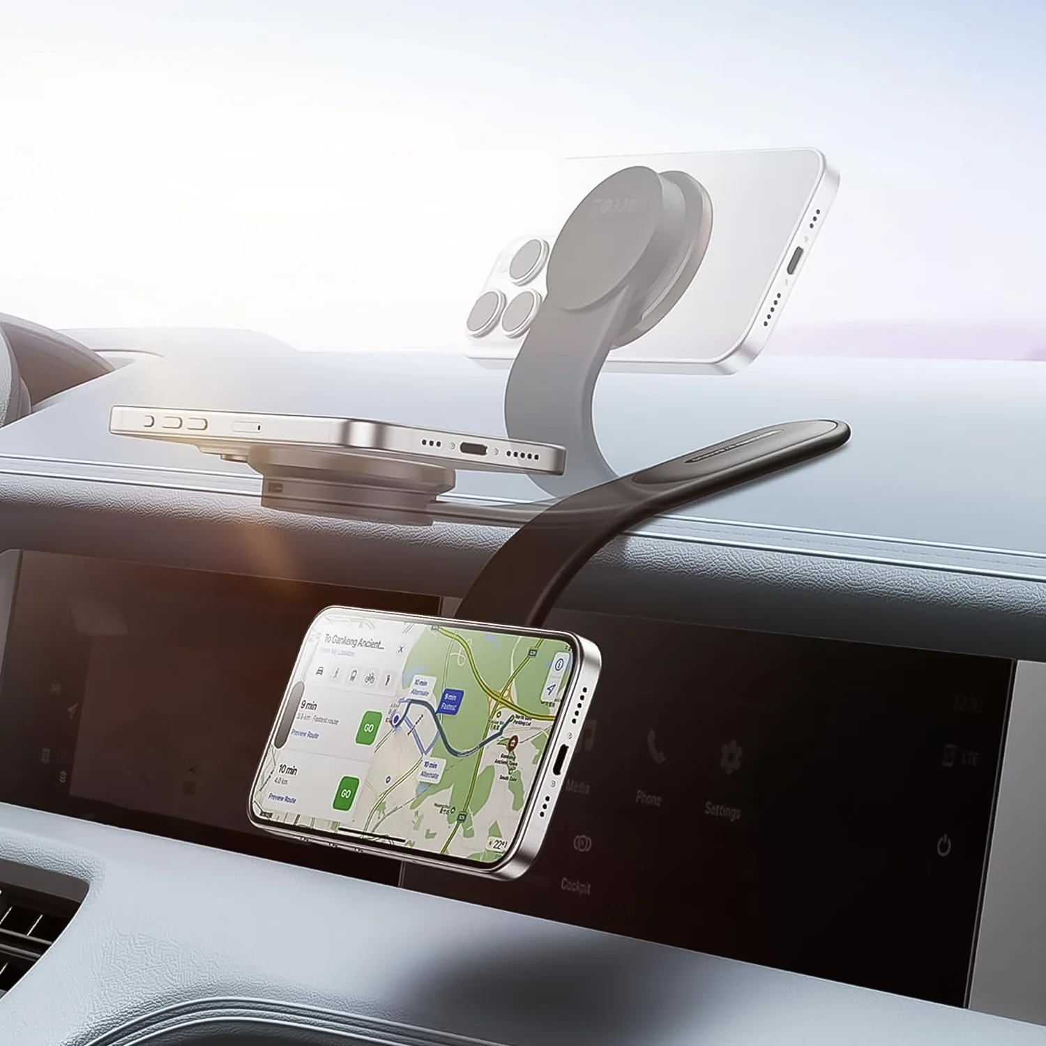Wireless Car Charger – 15W Fast Charging & Secure Mount - Image 7