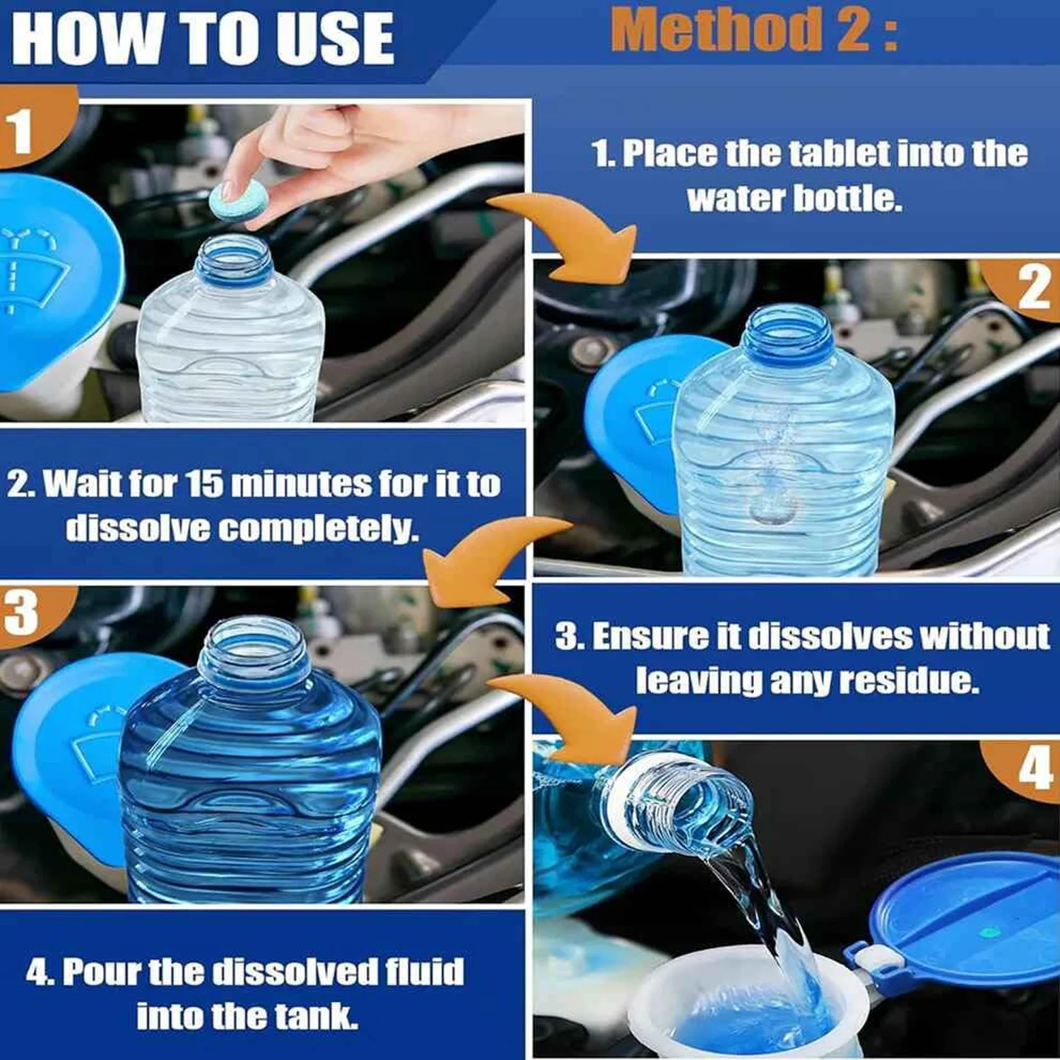 Car Windshield Cleaning Tablet – Effective Streak-Free Glass Cleaning - Image 8