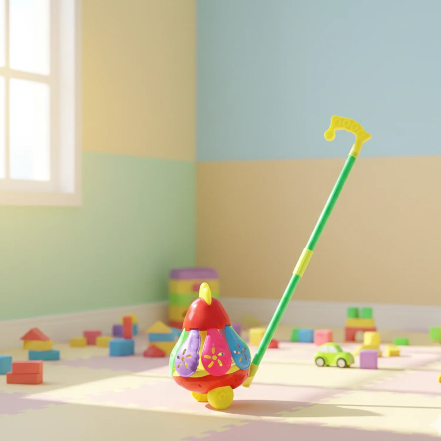 Chicken Push Toy for Toddlers – Interactive Motor Skill Booster - Image 6