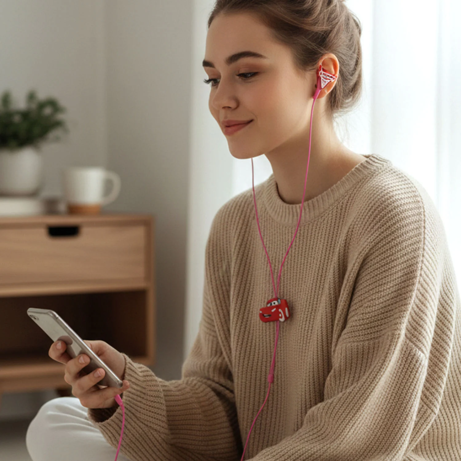 Cartoon Character Wired In-Ear Earphones – Comfortable & Fun Design - Image 3