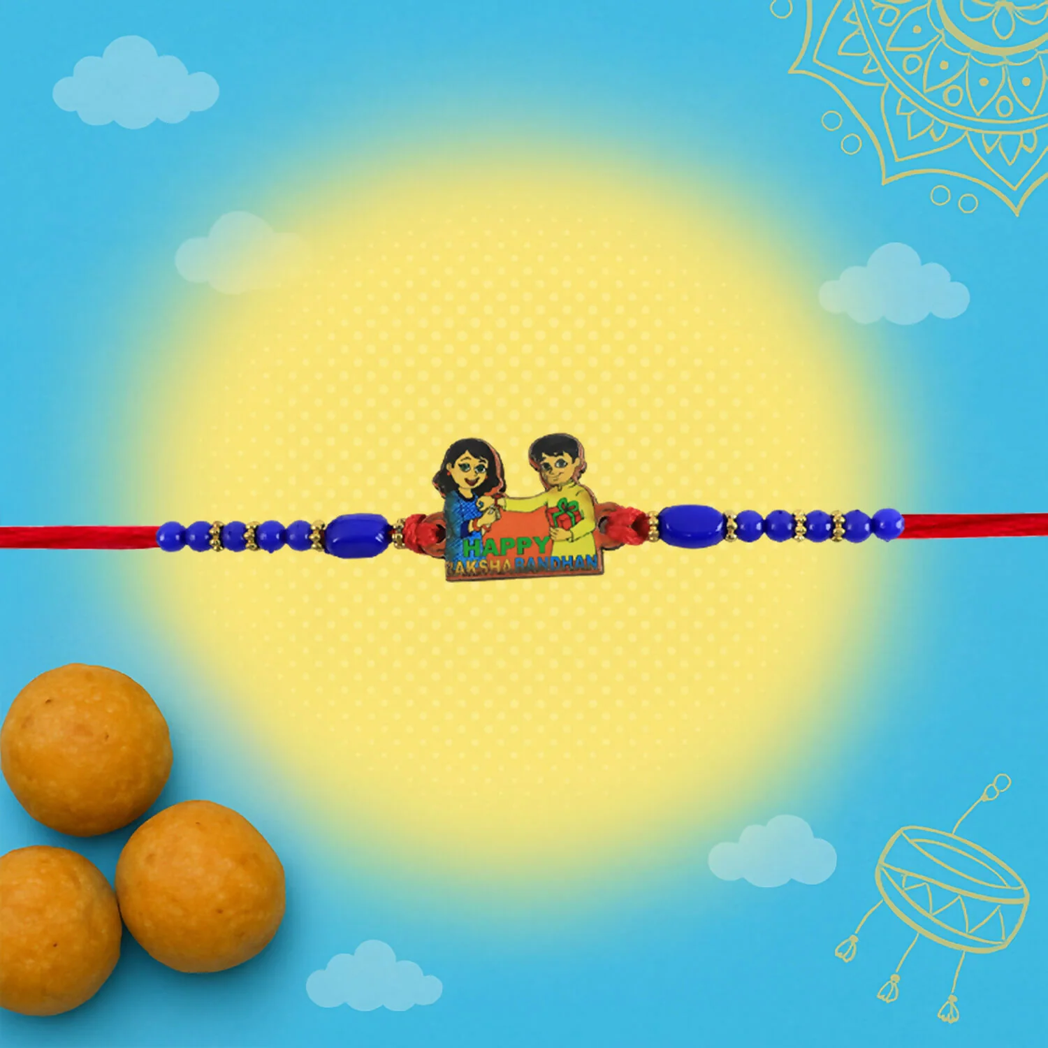 Cartoon Rakhi for Kids – Fun Surprise Character for Little Brothers - Image 3