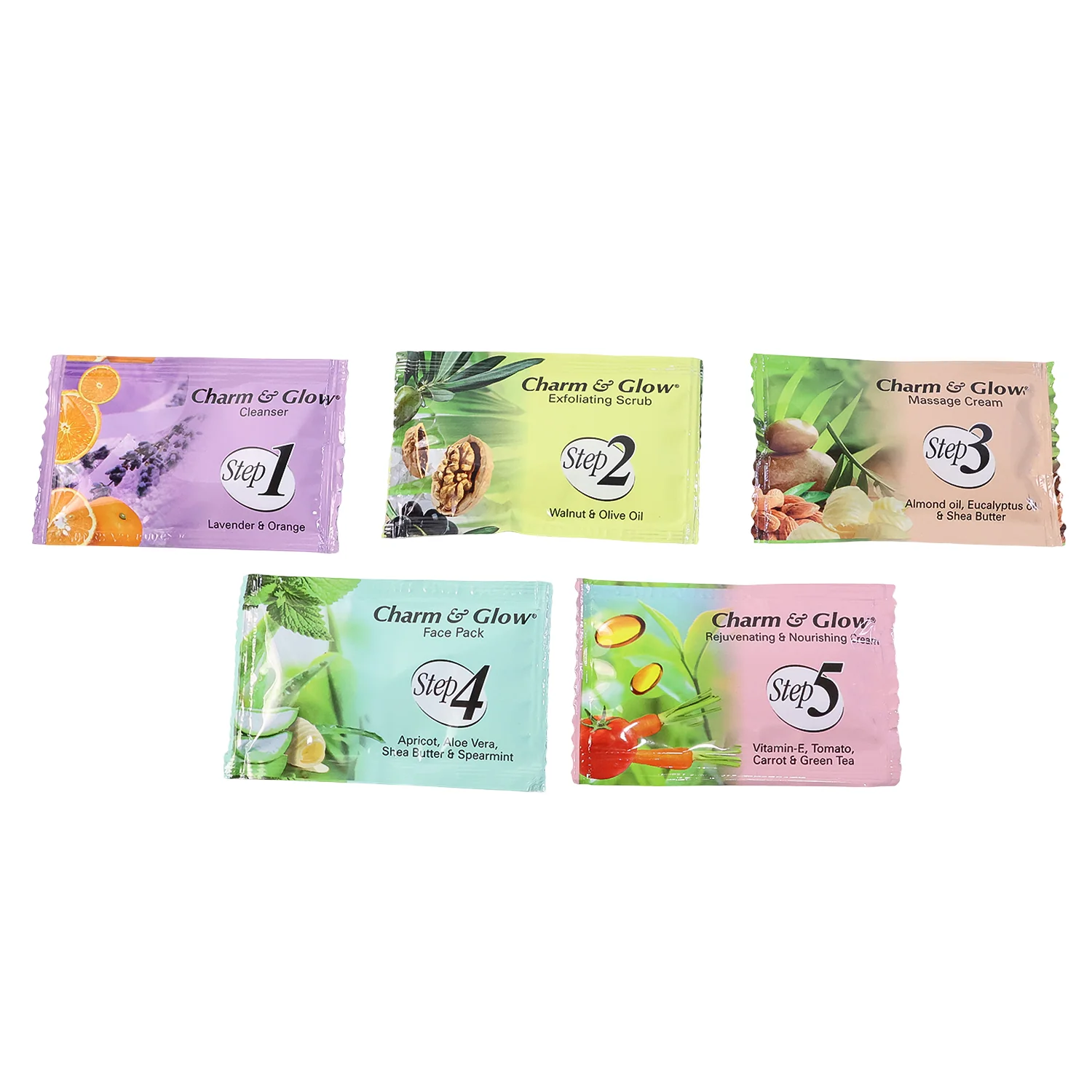 Herbal Facial Kit – 5-Step Glow Enhancing Skincare Set - Image 5