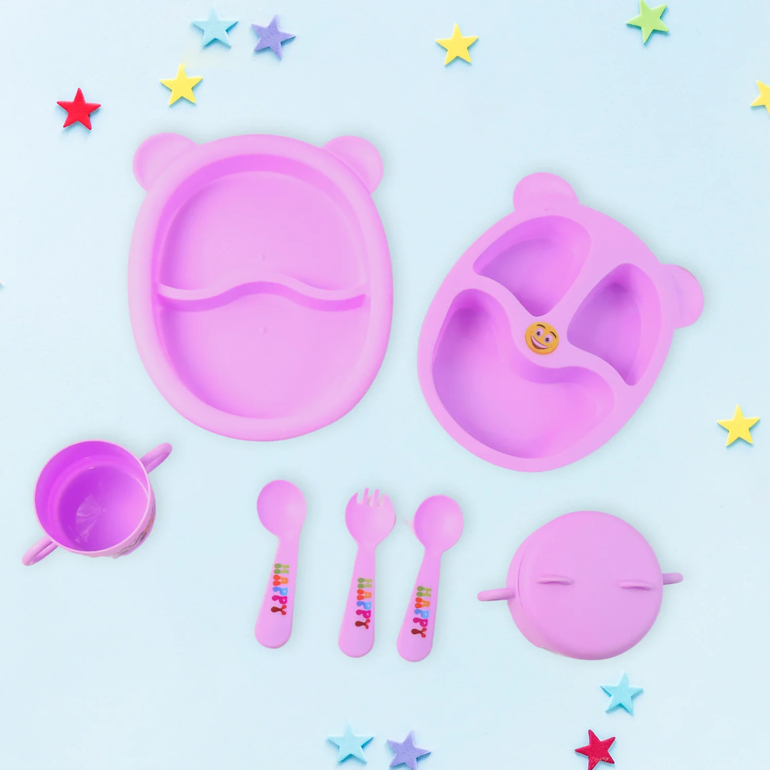 Children’s Tableware Dining Set – Durable Panda Print Meal Kit - Image 6