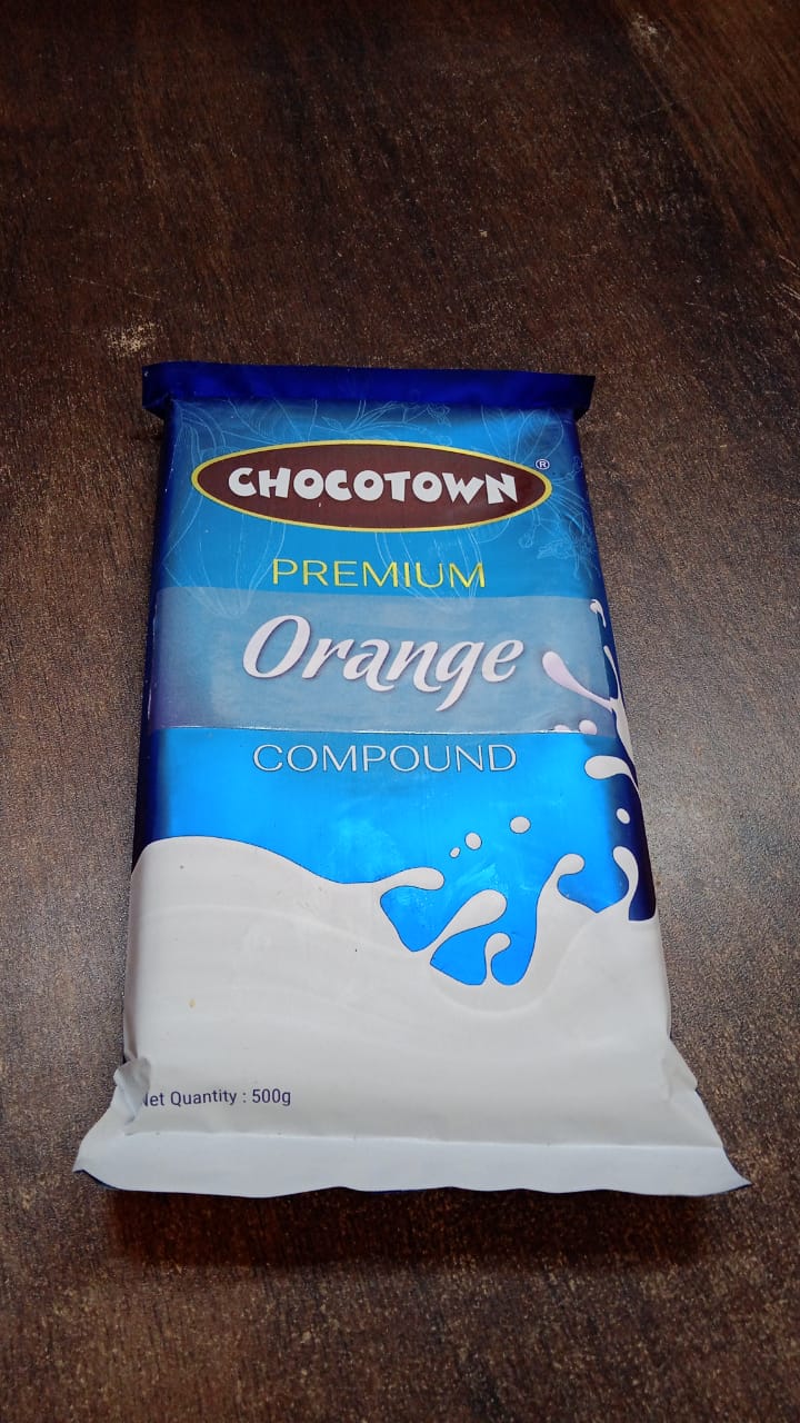 Orange Chocolate Compound – Premium Baking Slab 500gm | Chocotown - Image 9