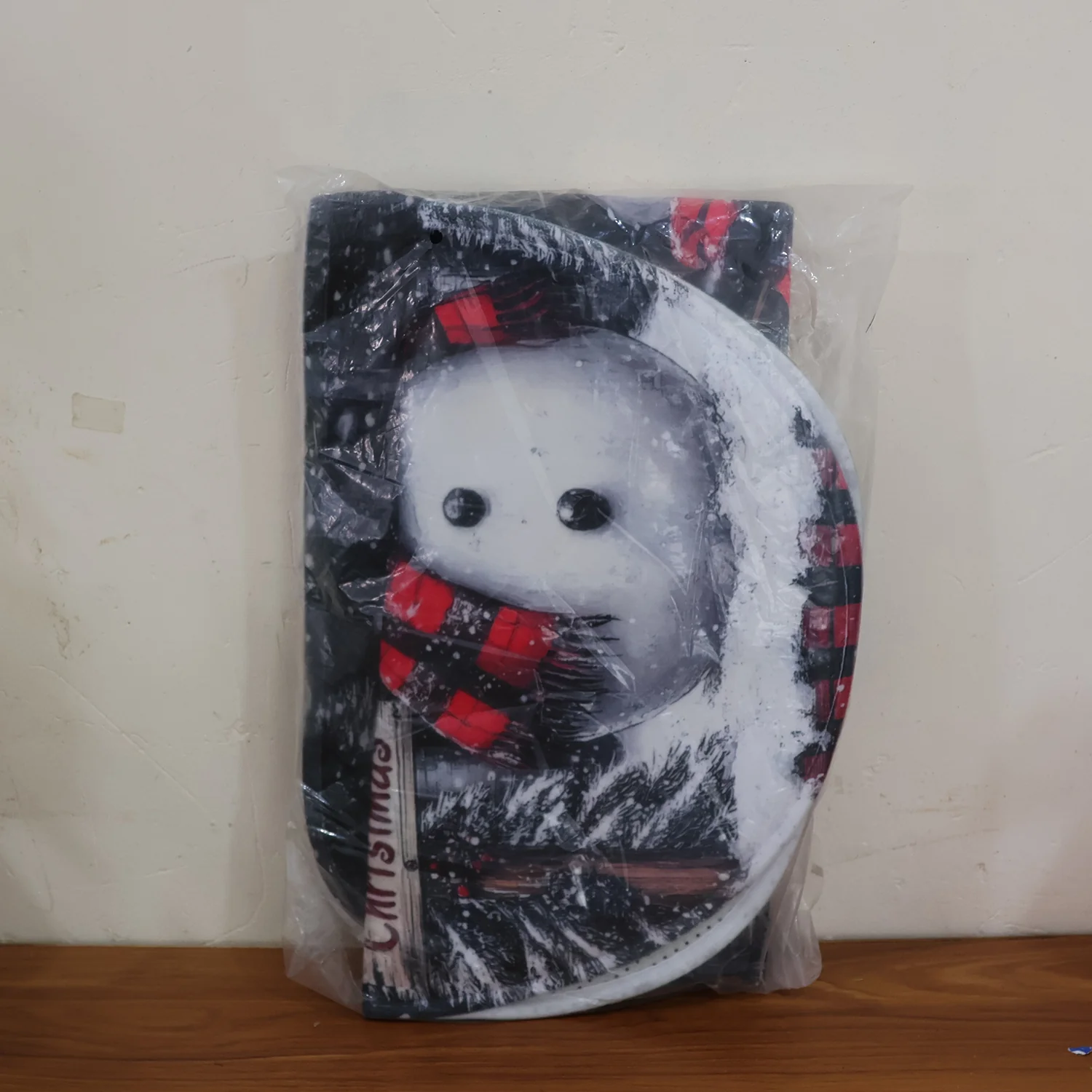 Christmas Bathroom Mat Set – Soft Snowman 3-Piece Décor - Image 11