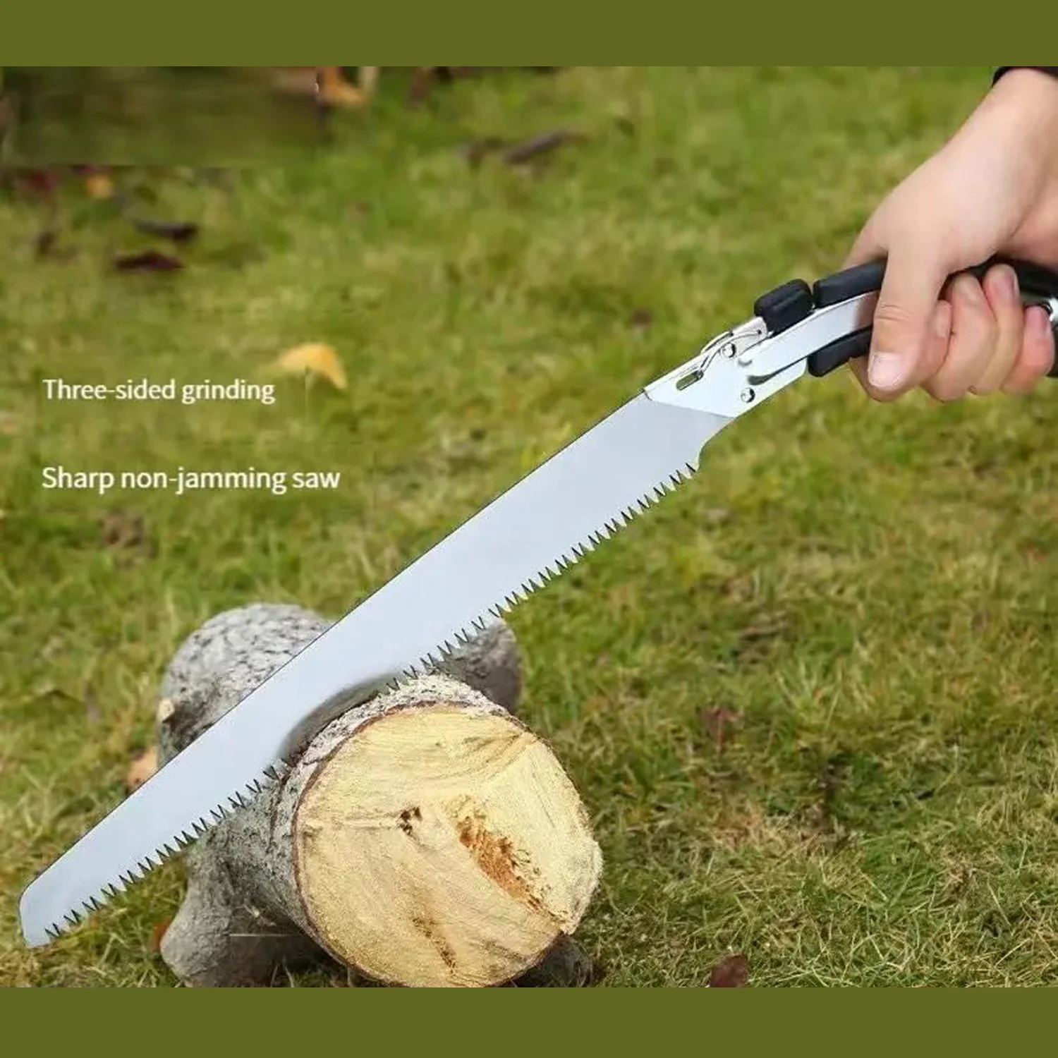 Hand Pruning Saw – 50cm High Carbon Steel for Tree Cutting | Tidy Roots - Image 3