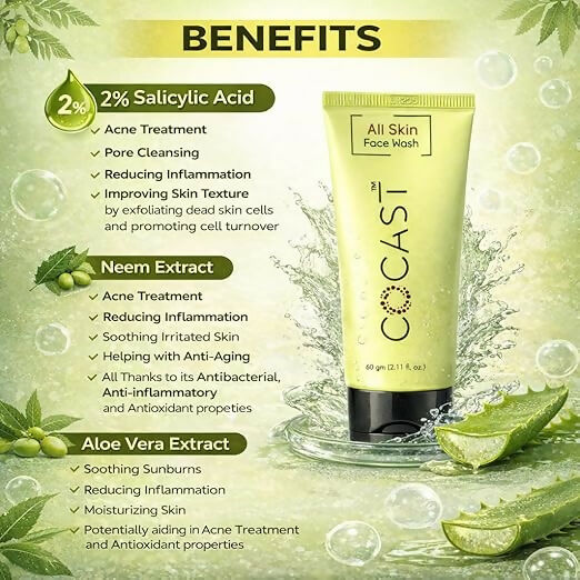 Face Wash with Neem & Aloe Vera – Gentle Daily Cleansing for All Skin Types - Image 2