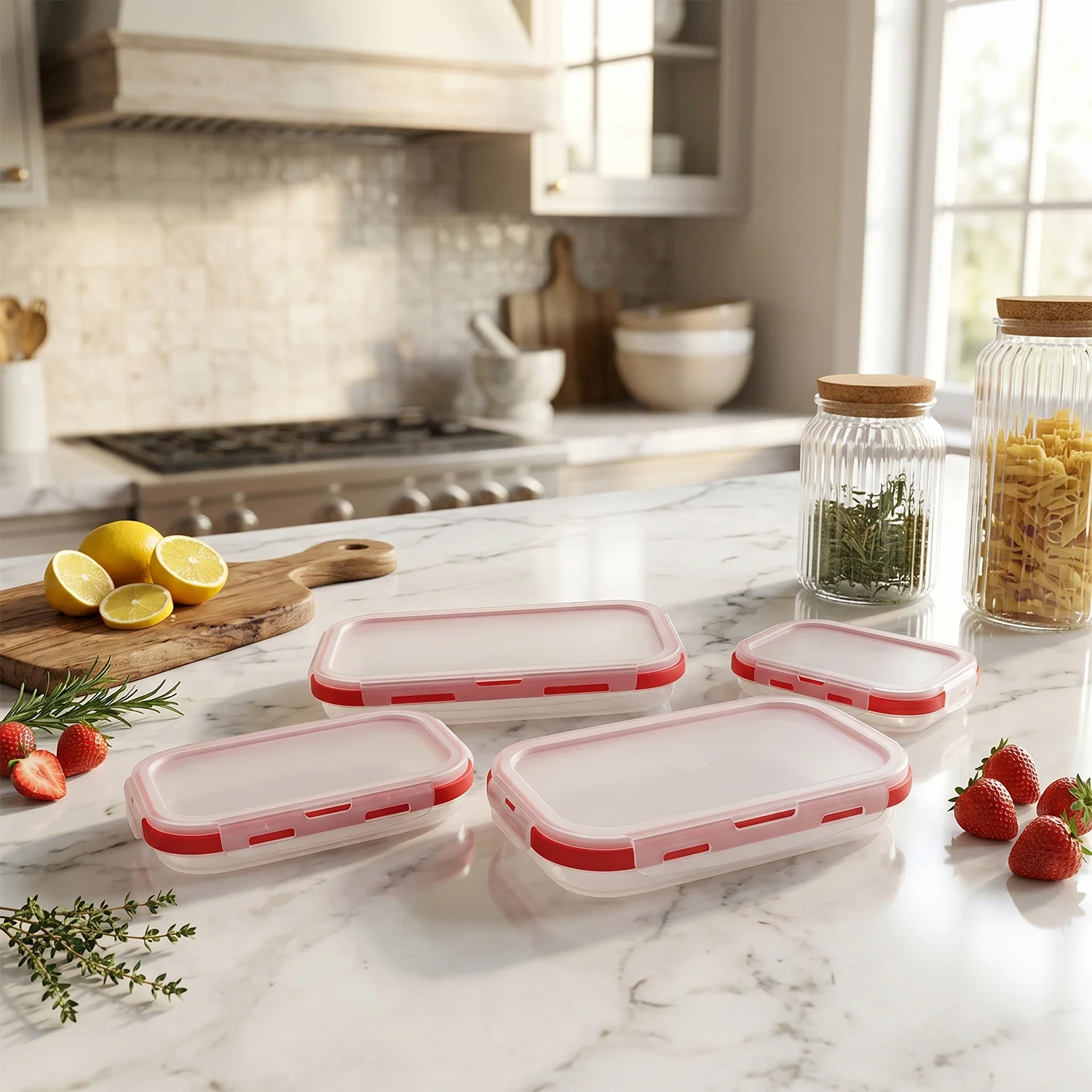 Collapsible Food Storage Container Set – Space-Saving & Airtight - Image 5