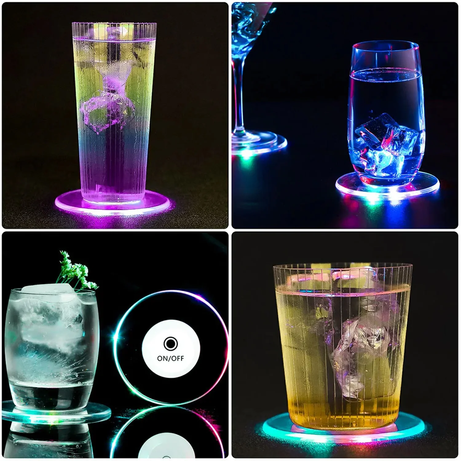 LED Coaster – Ultra-Thin, Waterproof & Non-Slip | Indo Glow - Image 4