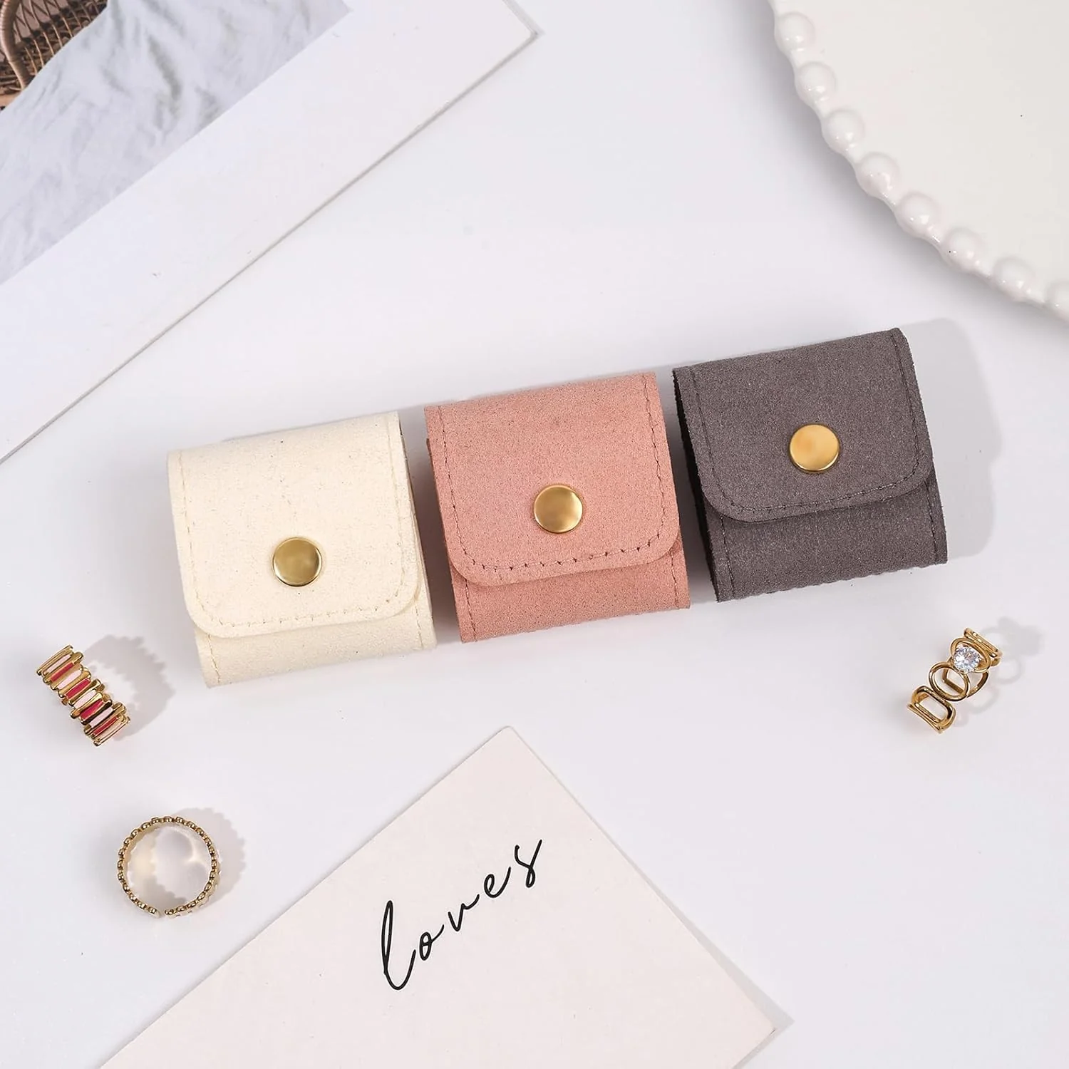 Jewellery Storage Pouch – Compact Foldable Travel Organizer - Image 3