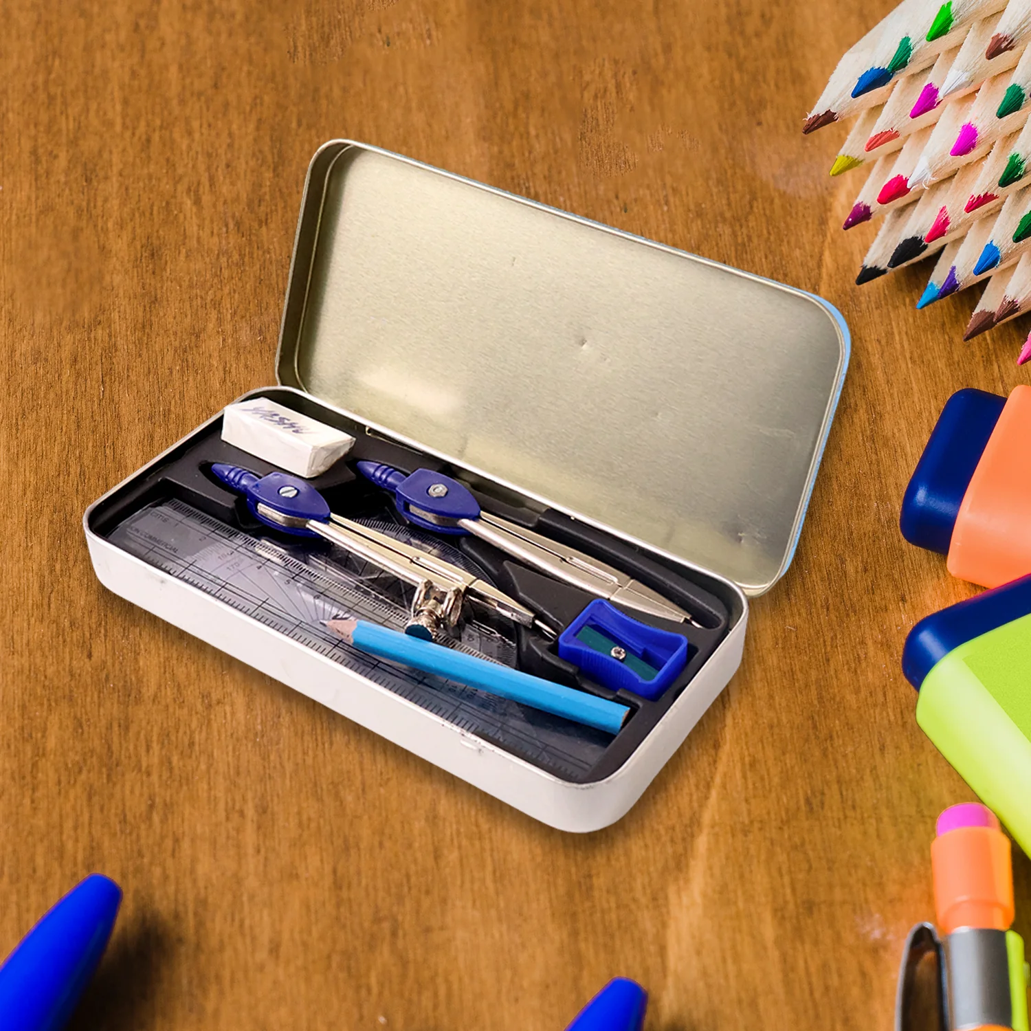 Geometry Box Set – Complete Maths Tool Kit with Compass - Image 8