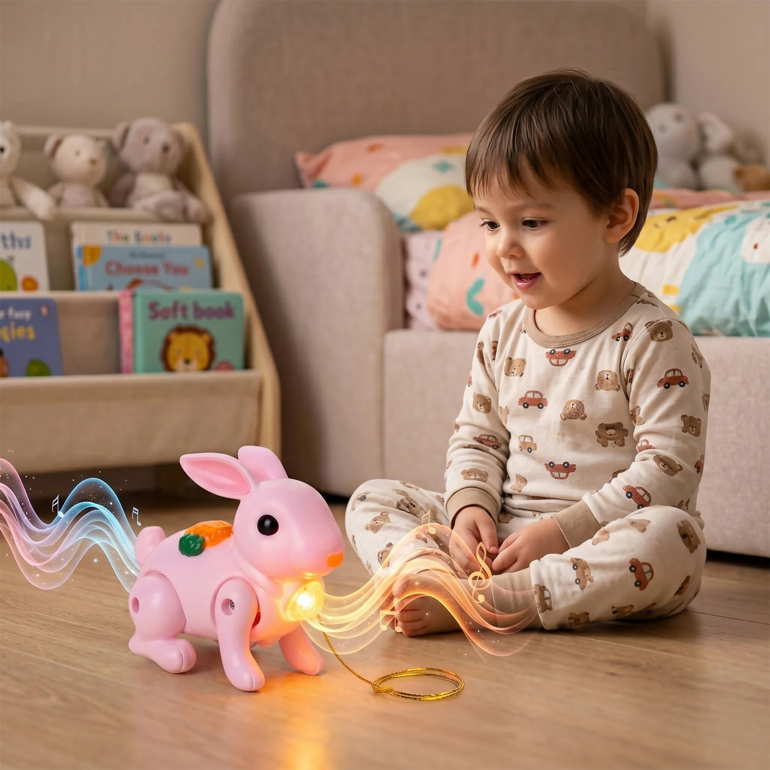 Crawling Rabbit Toy – Musical with Lights & Sounds for Kids - Image 11