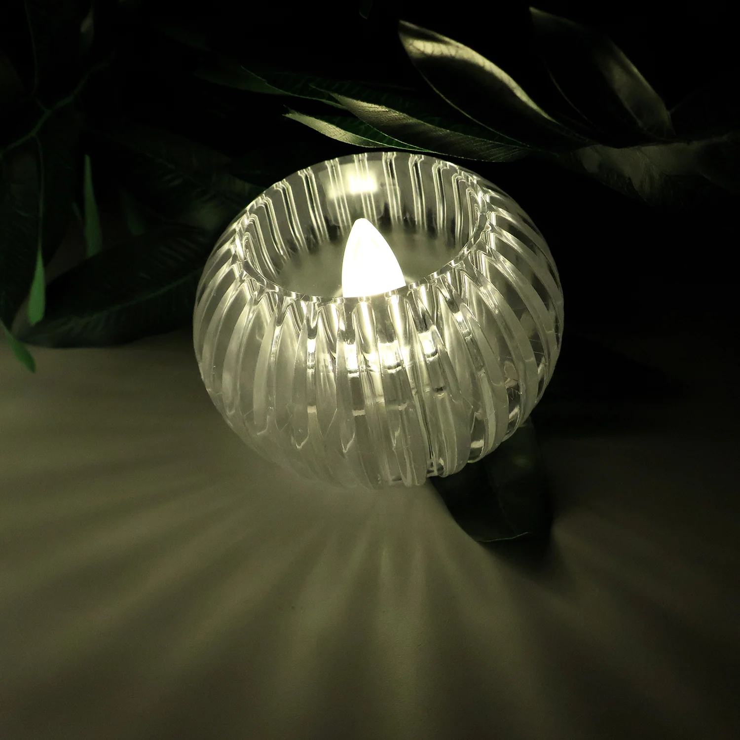 LED Flameless Tealight Candles – Crystal Design Warm Glow Set - Image 4