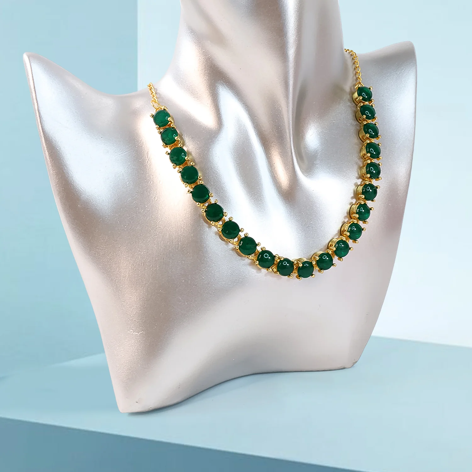 Crystal Necklace Jewellery Set – Elegant Girls Earrings Combo - Image 2