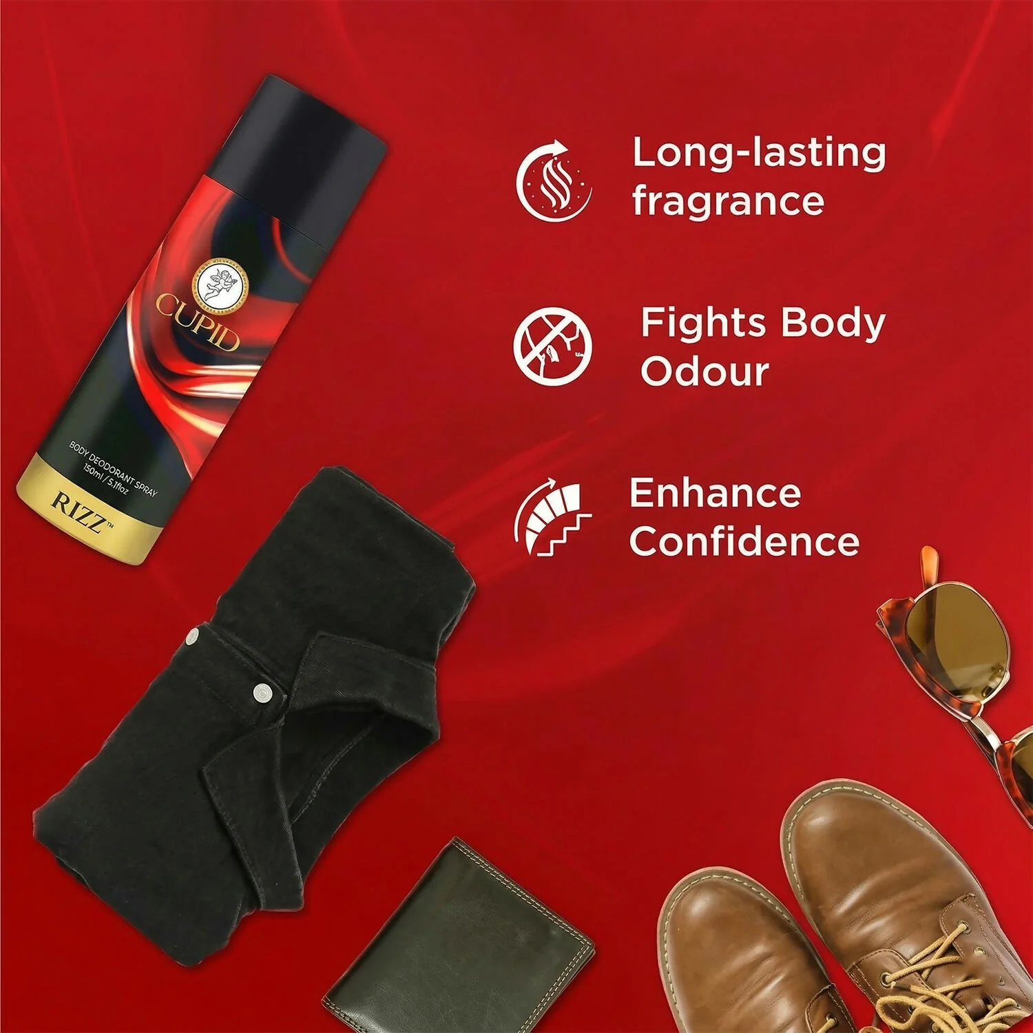 CUPID Body Deodorant Spray – Long-lasting Refreshing Fragrance - Image 3
