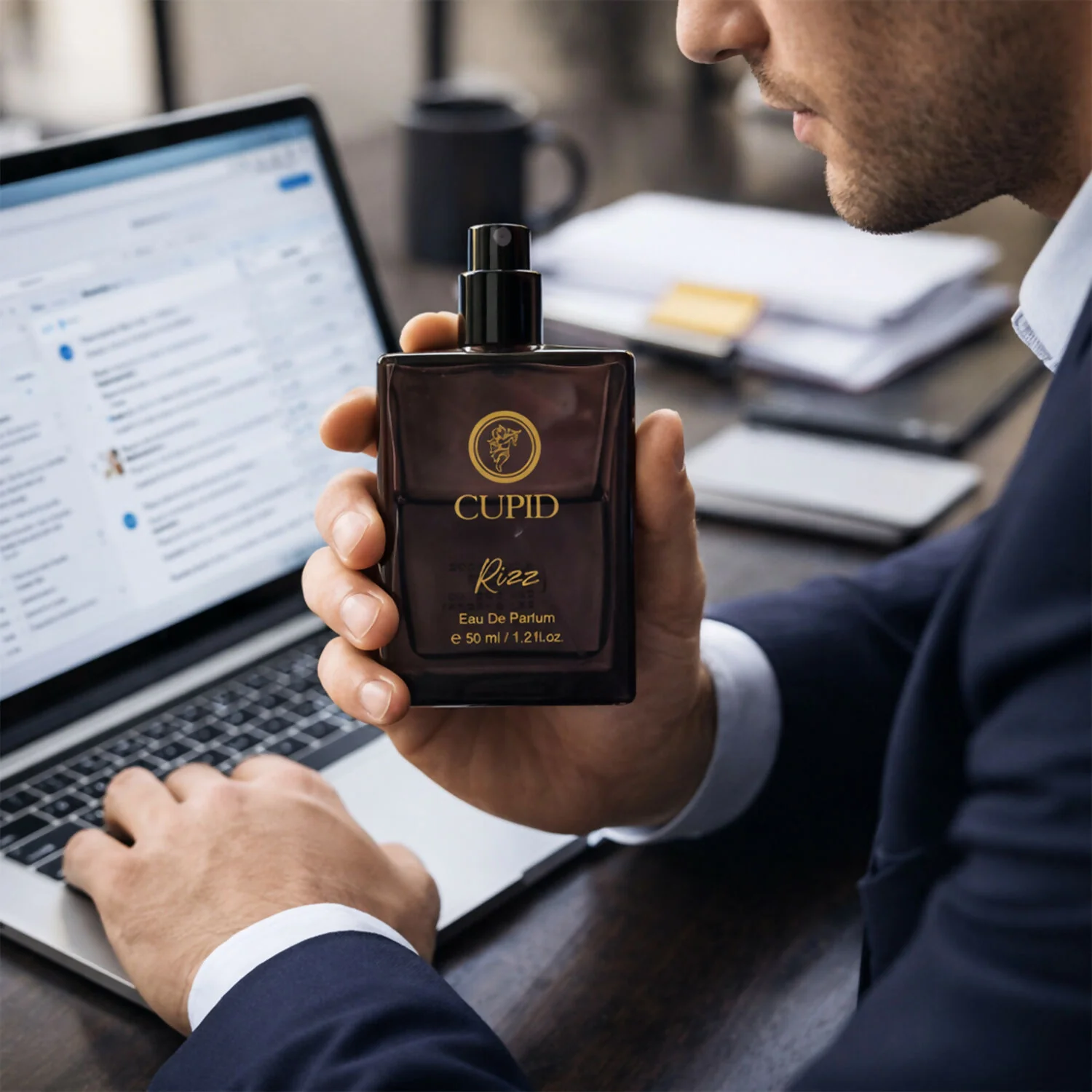 Men's Long-Lasting Citrus Woody Perfume – Fresh and Energetic Scent - Image 4