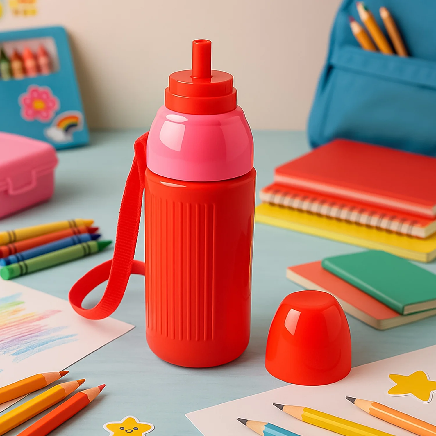 Kids Insulated Water Bottle – Leakproof & Easy to Carry for Hydration