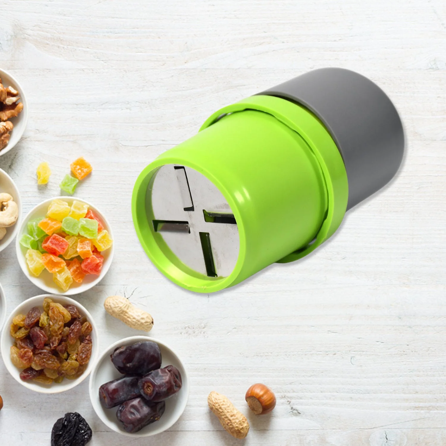 Dry Fruit Grinder – 3-in-1 Multi-Purpose Kitchen Slicer - Image 2