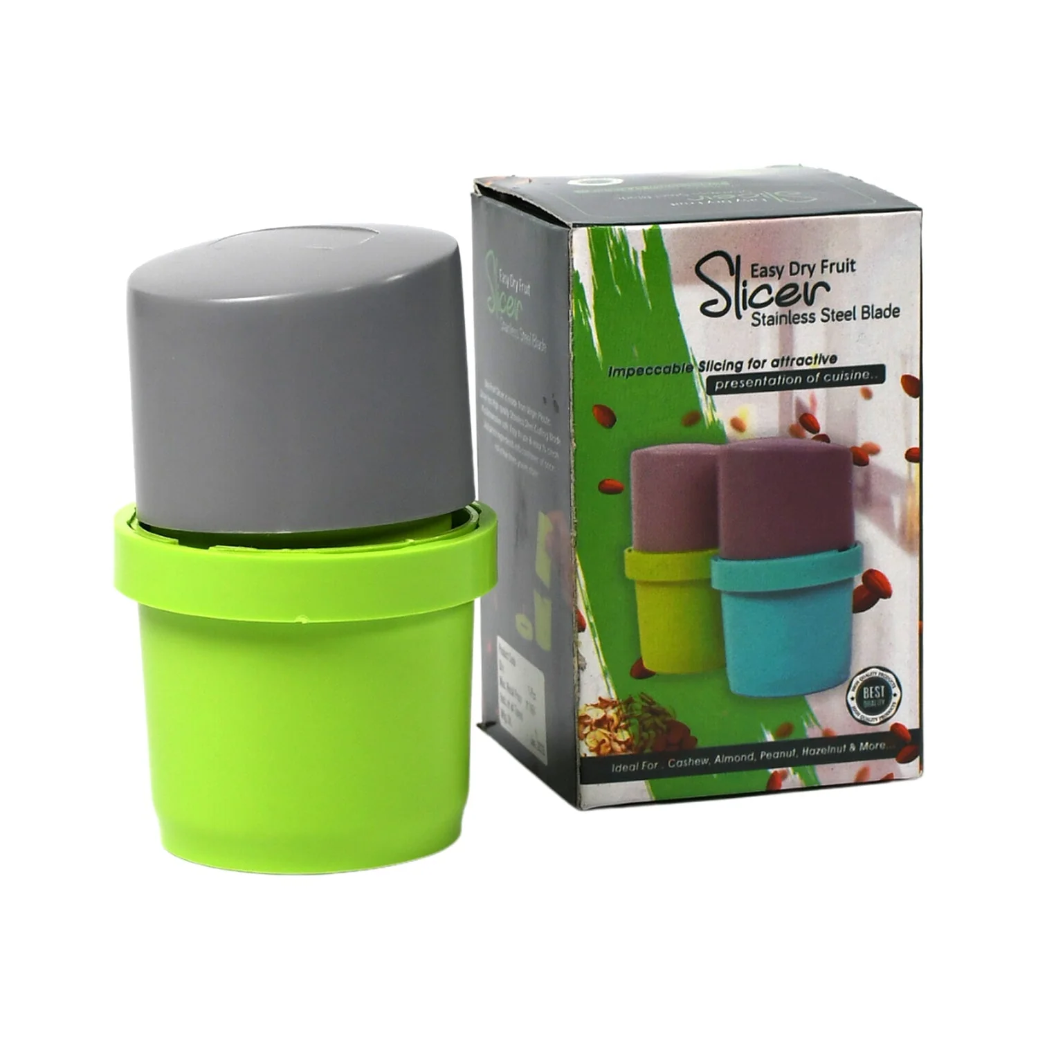 Dry Fruit Grinder – 3-in-1 Multi-Purpose Kitchen Slicer - Image 3