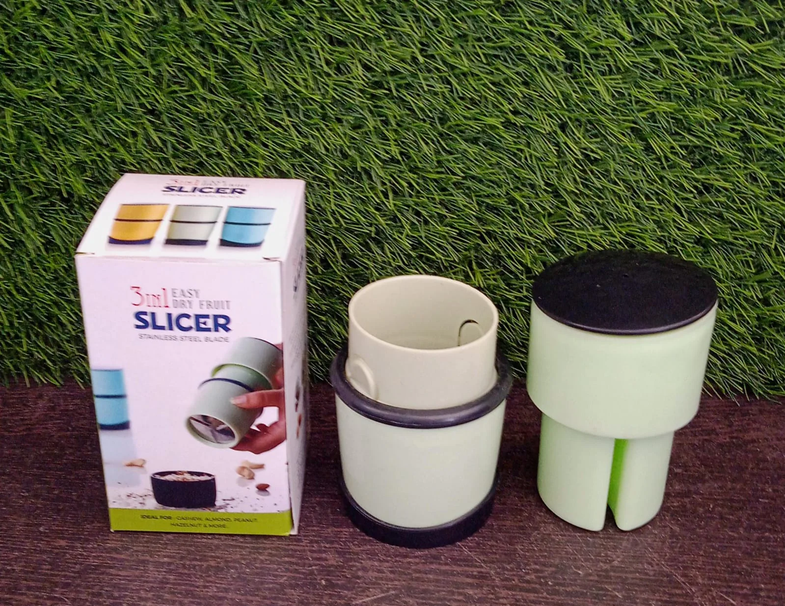 Dry Fruit Grinder – 3-in-1 Multi-Purpose Kitchen Slicer - Image 8